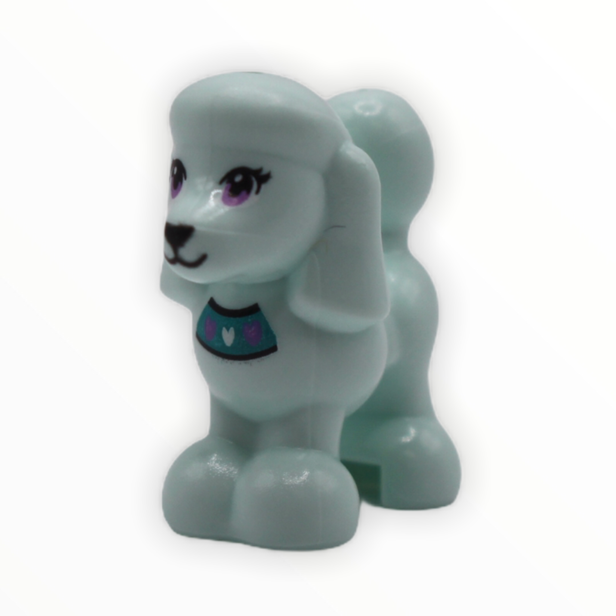 Poodle (Friends, turquoise collar with hearts)