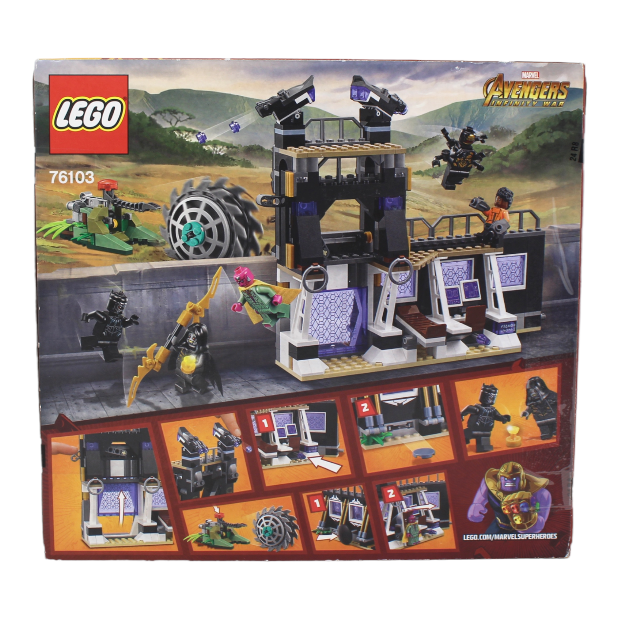 Certified Used Set 76103 Marvel Super Heroes Corvus Glaive Thresher Attack