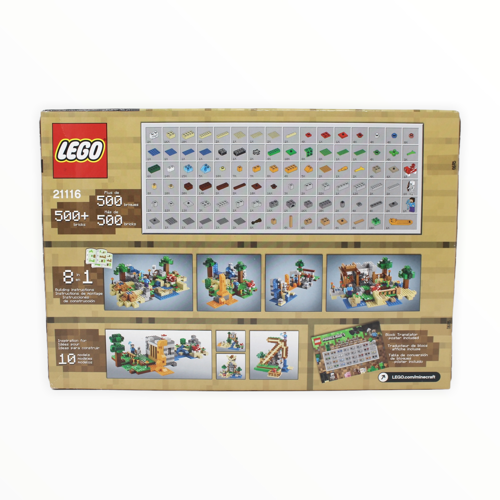 Retired Set 21116 Minecraft Crafting Box