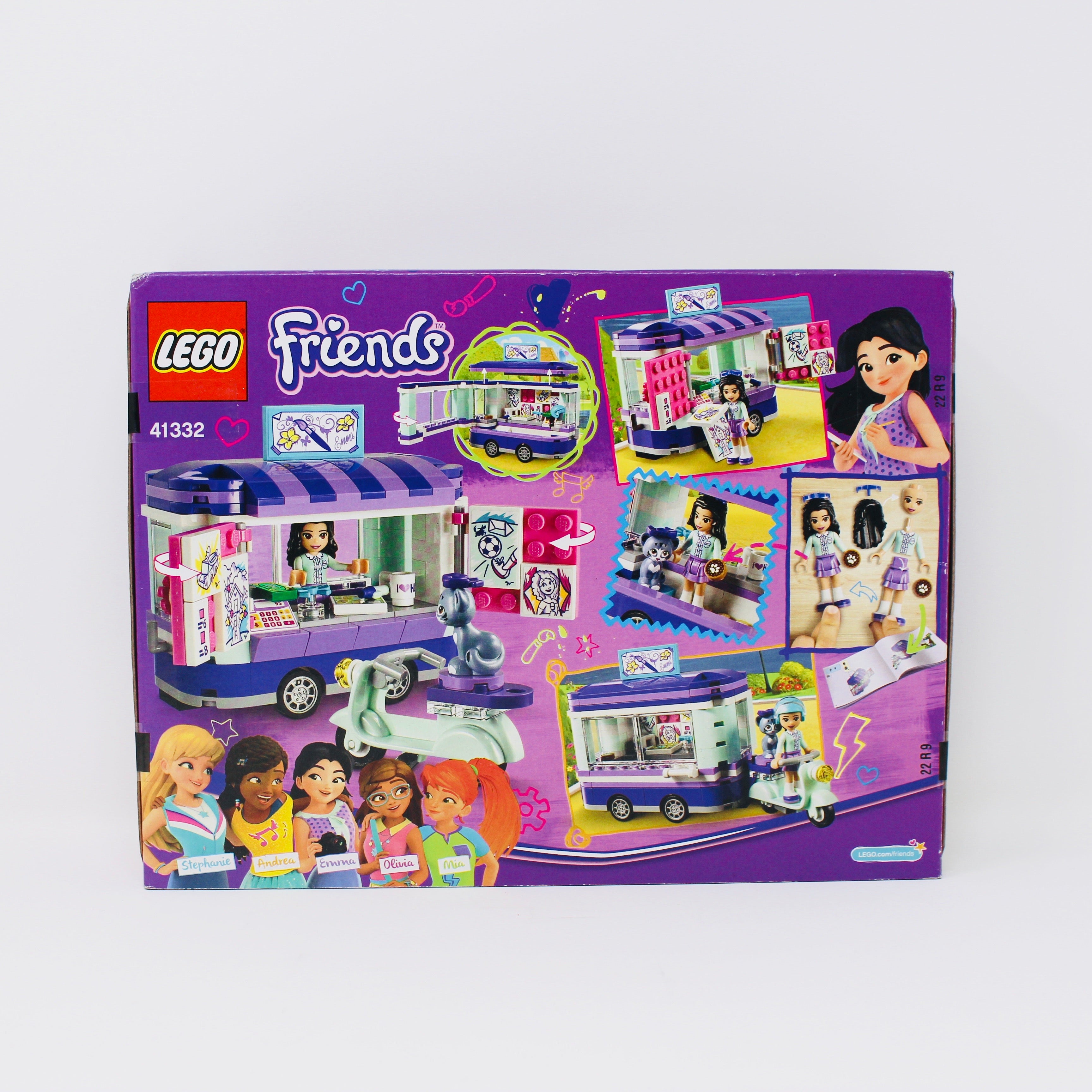 Retired Set 41332 Friends Emmas Art Stand
