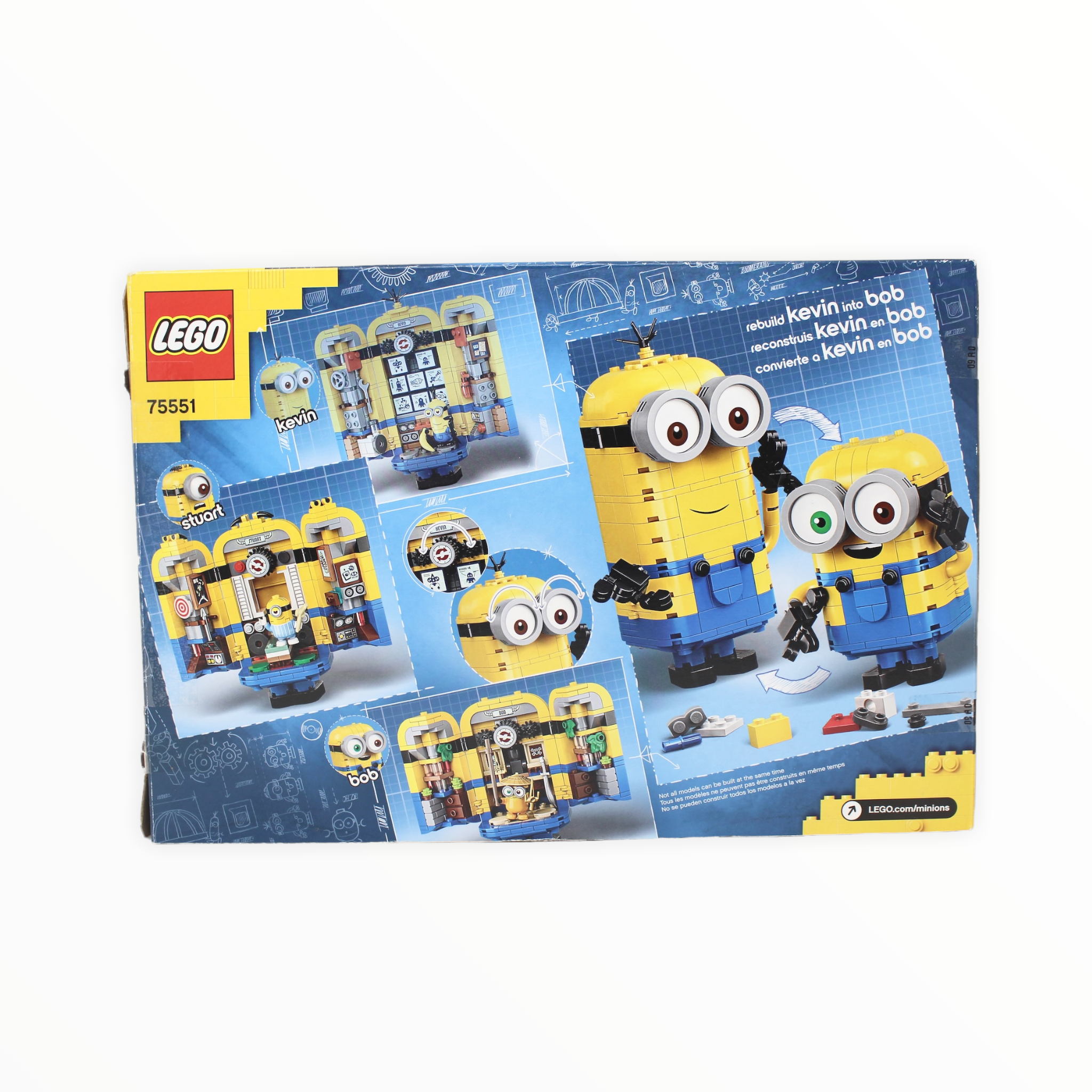 Certified Used Set 75551 Minions Brick-Built Minions and Their Lair