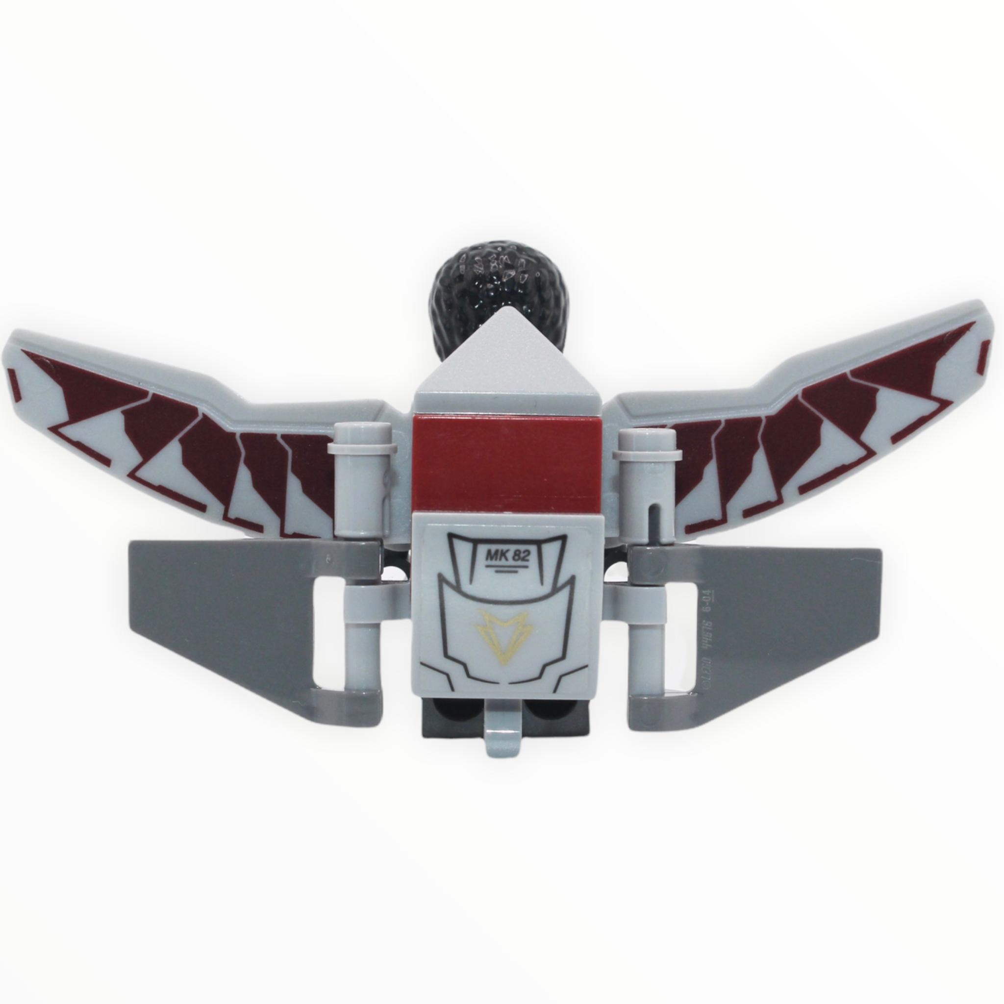 The Falcon (Civil War, light bluish gray outfit, wings, with Redwing, 2016)