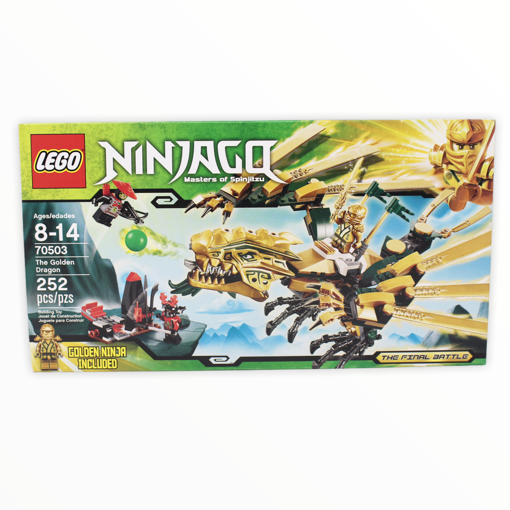Golden ninja lego sets outlet