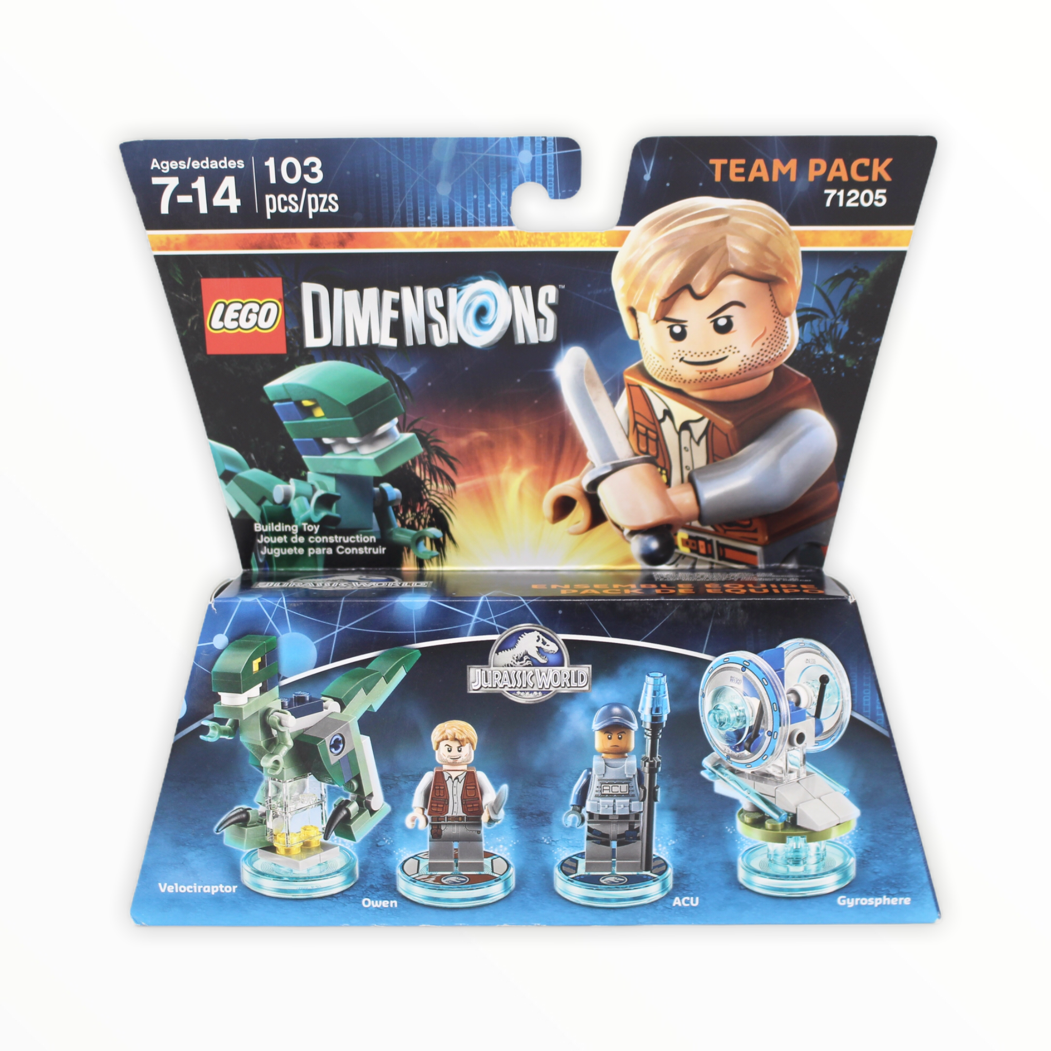 Retired Set 71205 Dimensions Team Pack - Jurassic World