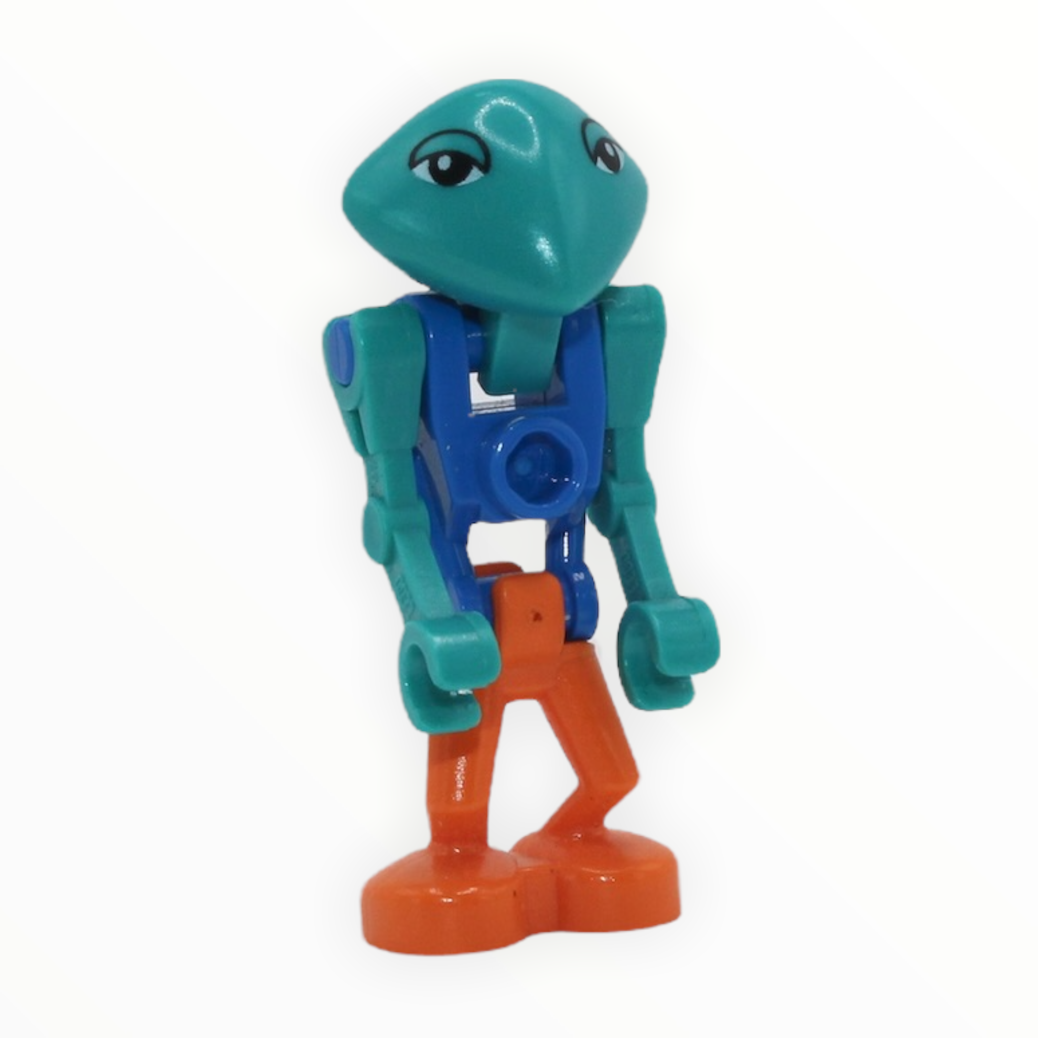 Martian (blue body, orange legs)
