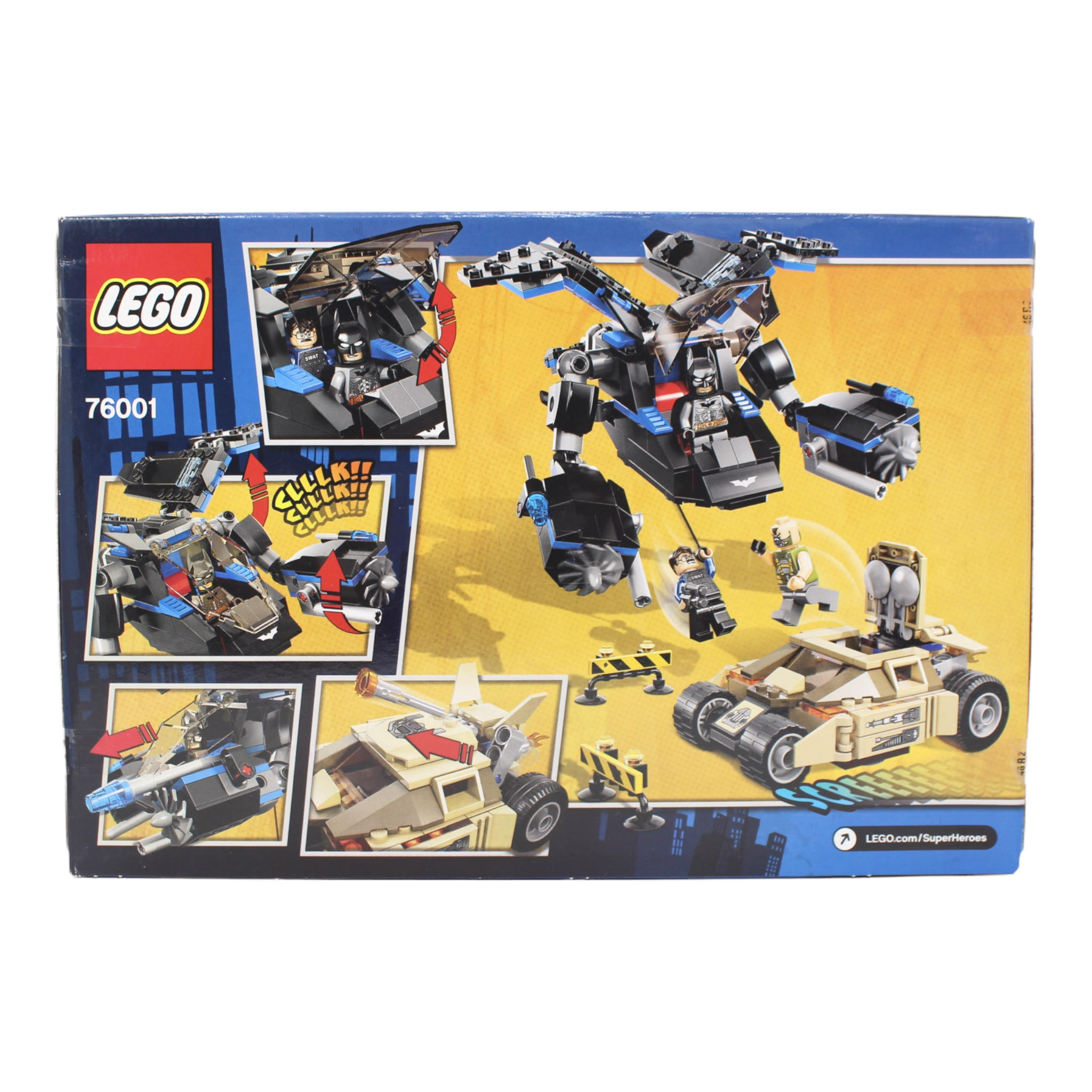 Retired Set 76001 DC Super Heroes The Bat vs. Bane: Tumbler Chase