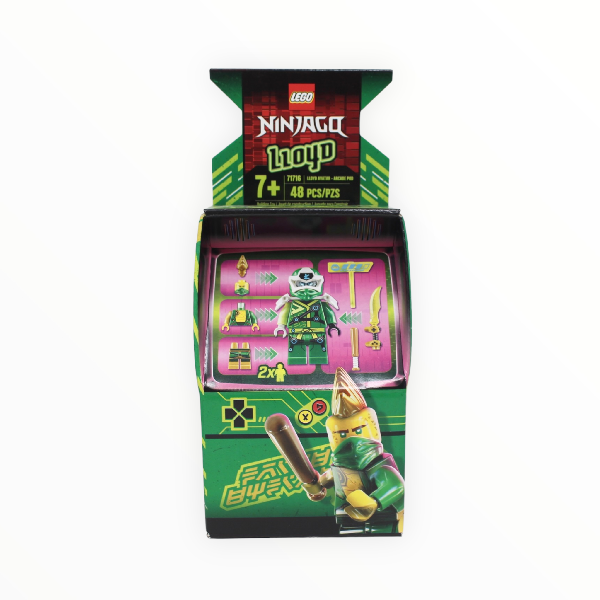 Retired Set 71716 Ninjago Lloyd Avatar - Arcade Pod