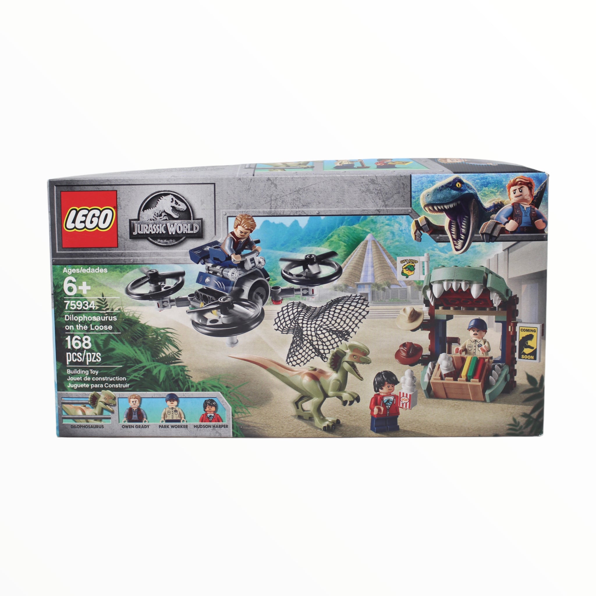 Lego jurassic world dilophosaurus clearance on the loose
