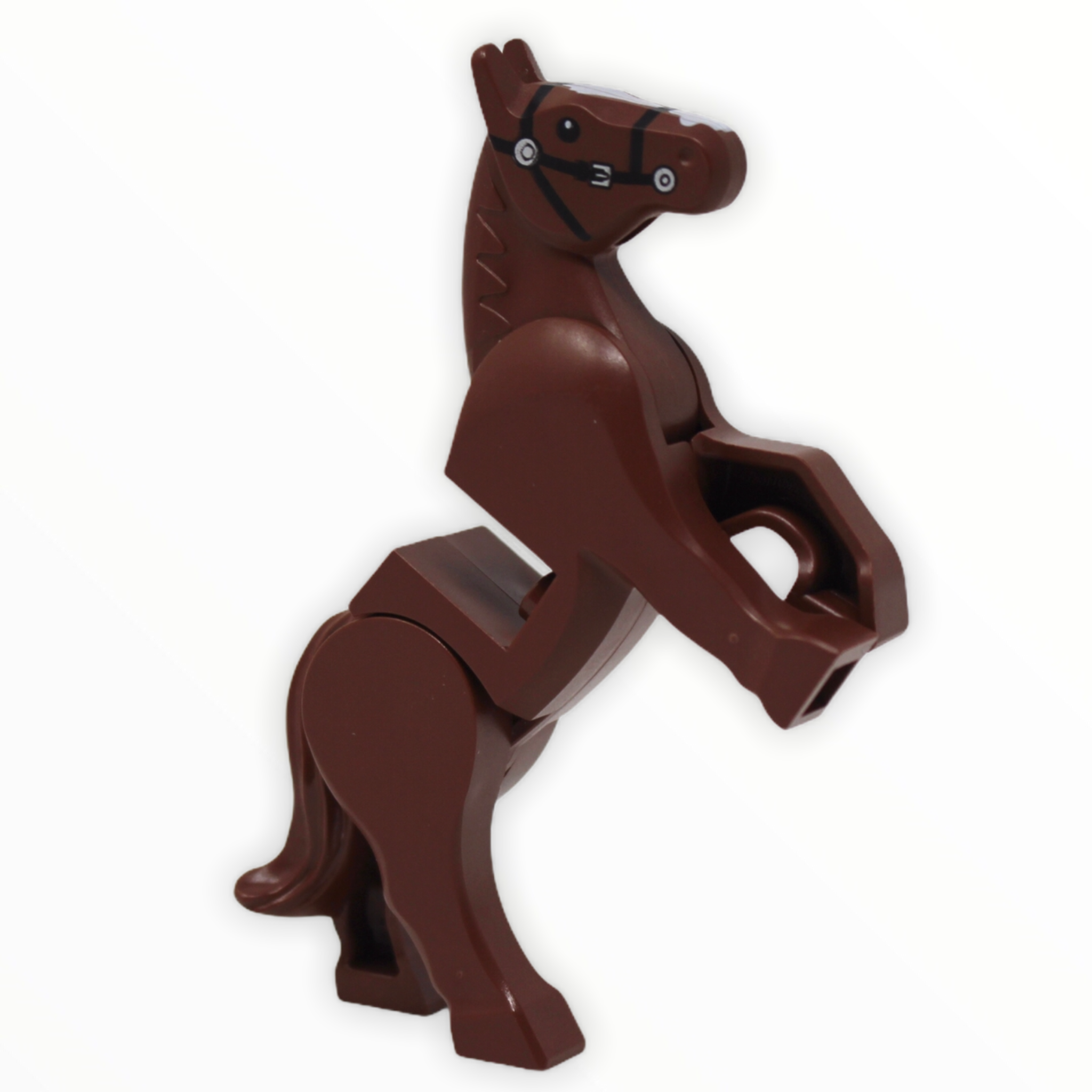 Reddish Brown Horse (white blaze pattern, movable legs)