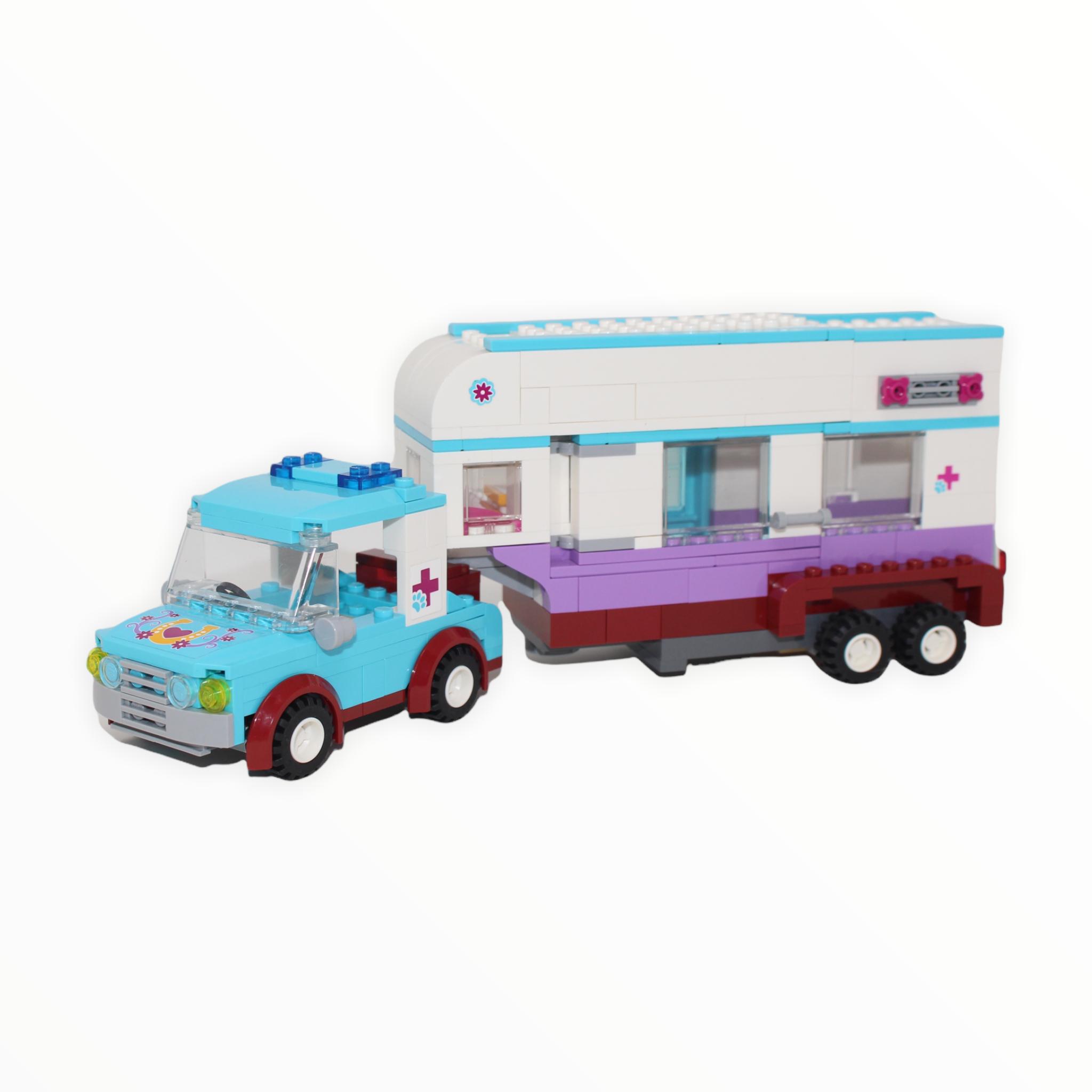 Used Set 41125 Friends Horse Vet Trailer