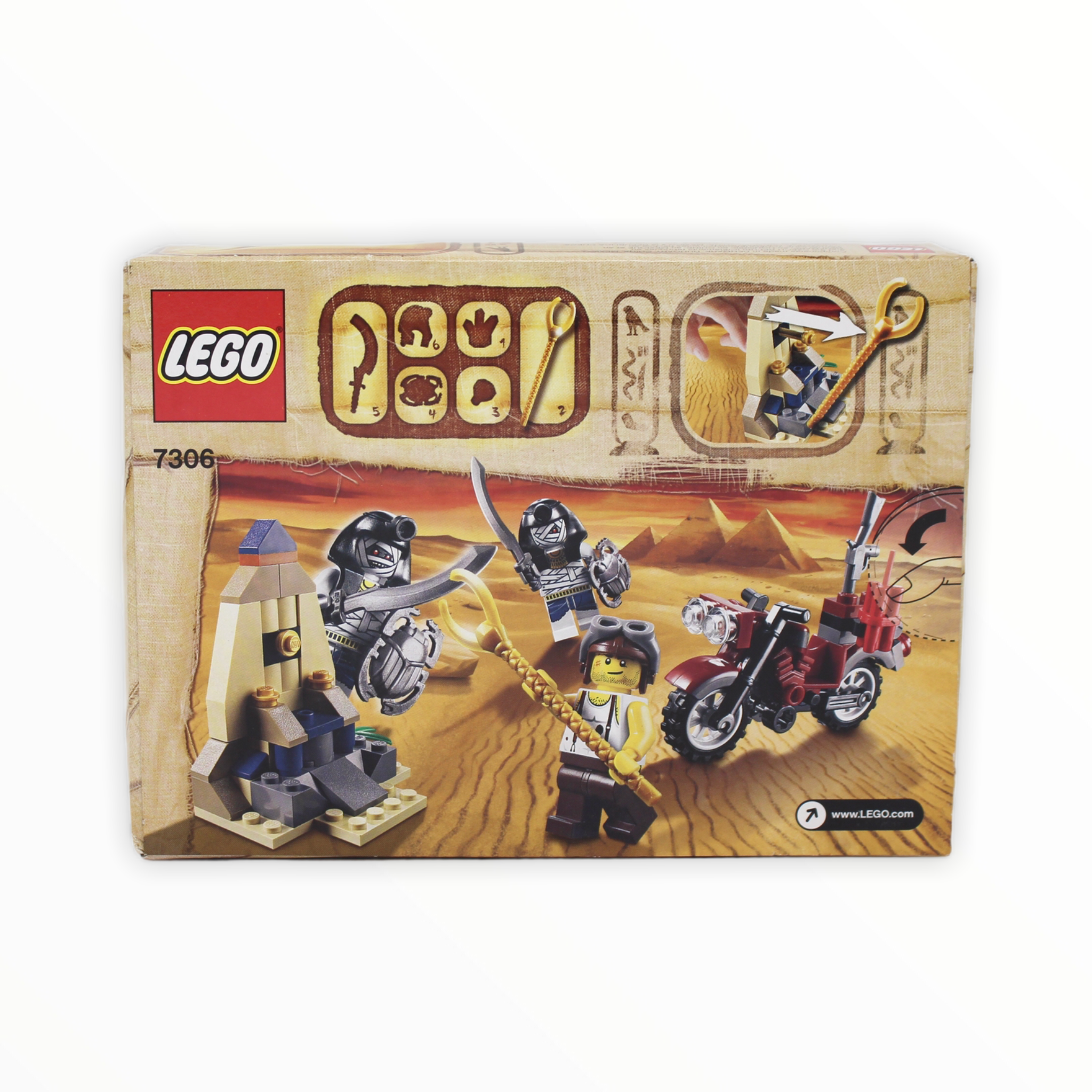 Retired Set 7306 Pharaoh’s Quest Golden Staff Guardians