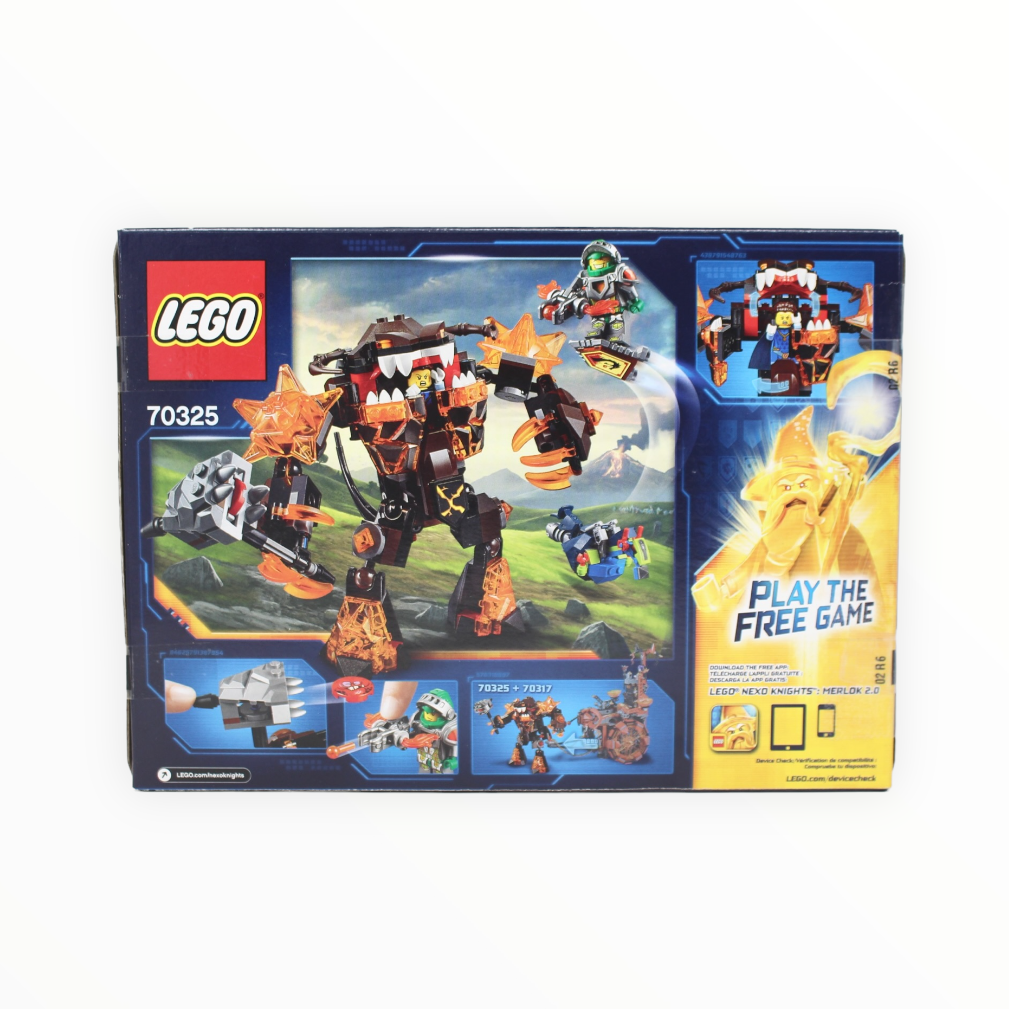 Certified Used Set 70325 Nexo Knights Infernox captures the Queen