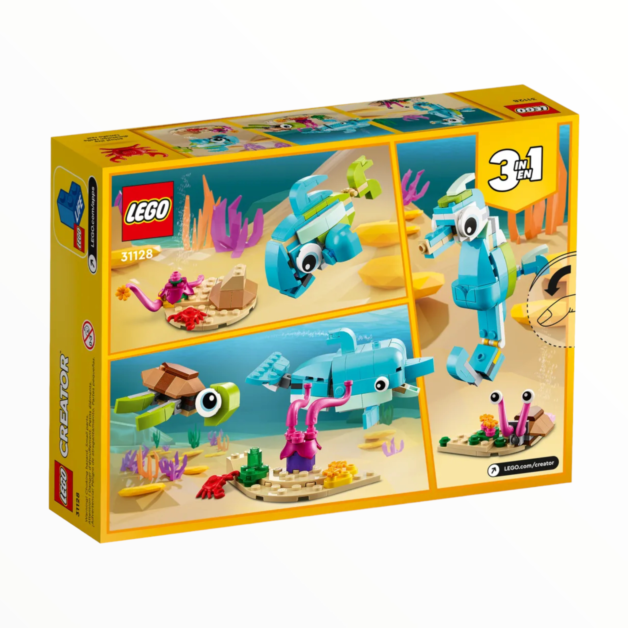 31128 Creator Dolphin and Turtle