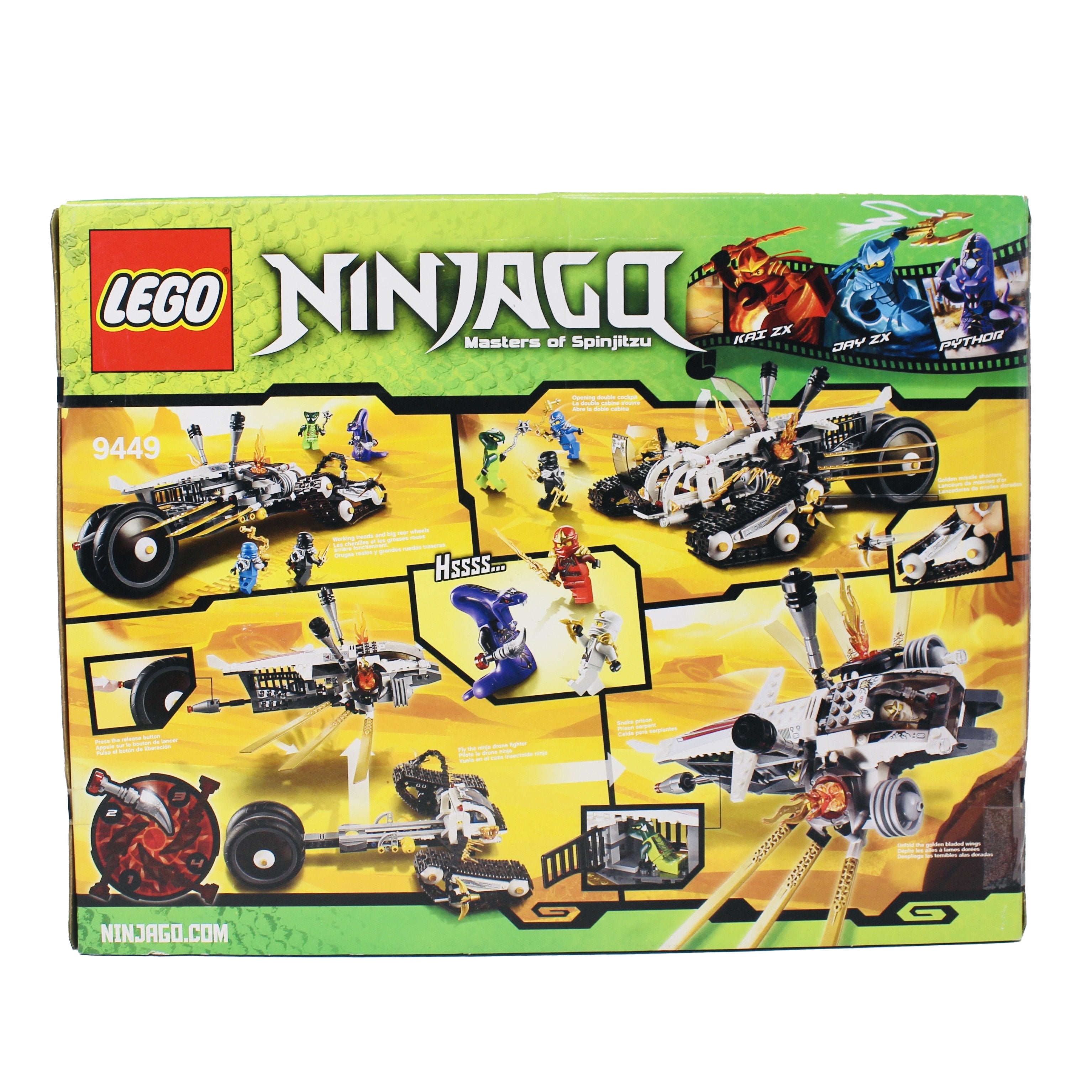 Certified Used Set 9449 Ninjago Ultra Sonic Raider