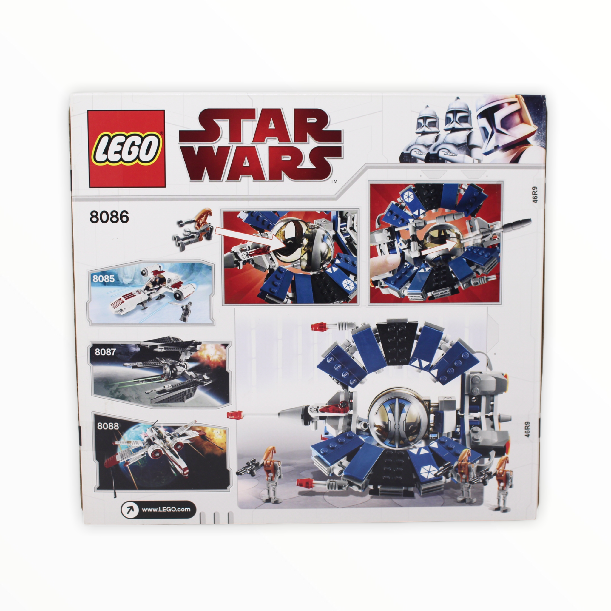 Retired Set 8086 Star Wars Droid Tri-Fighter