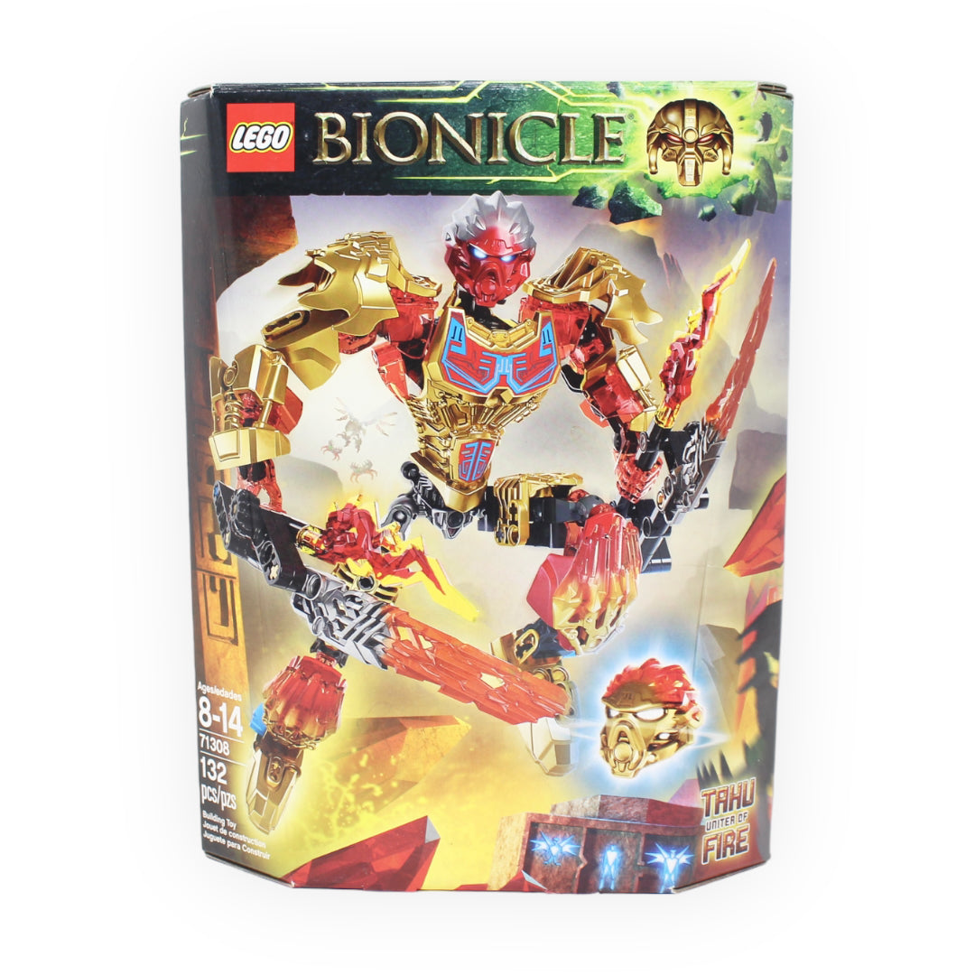 Certified Used Set 71308 Bionicle Tahu Uniter Fire