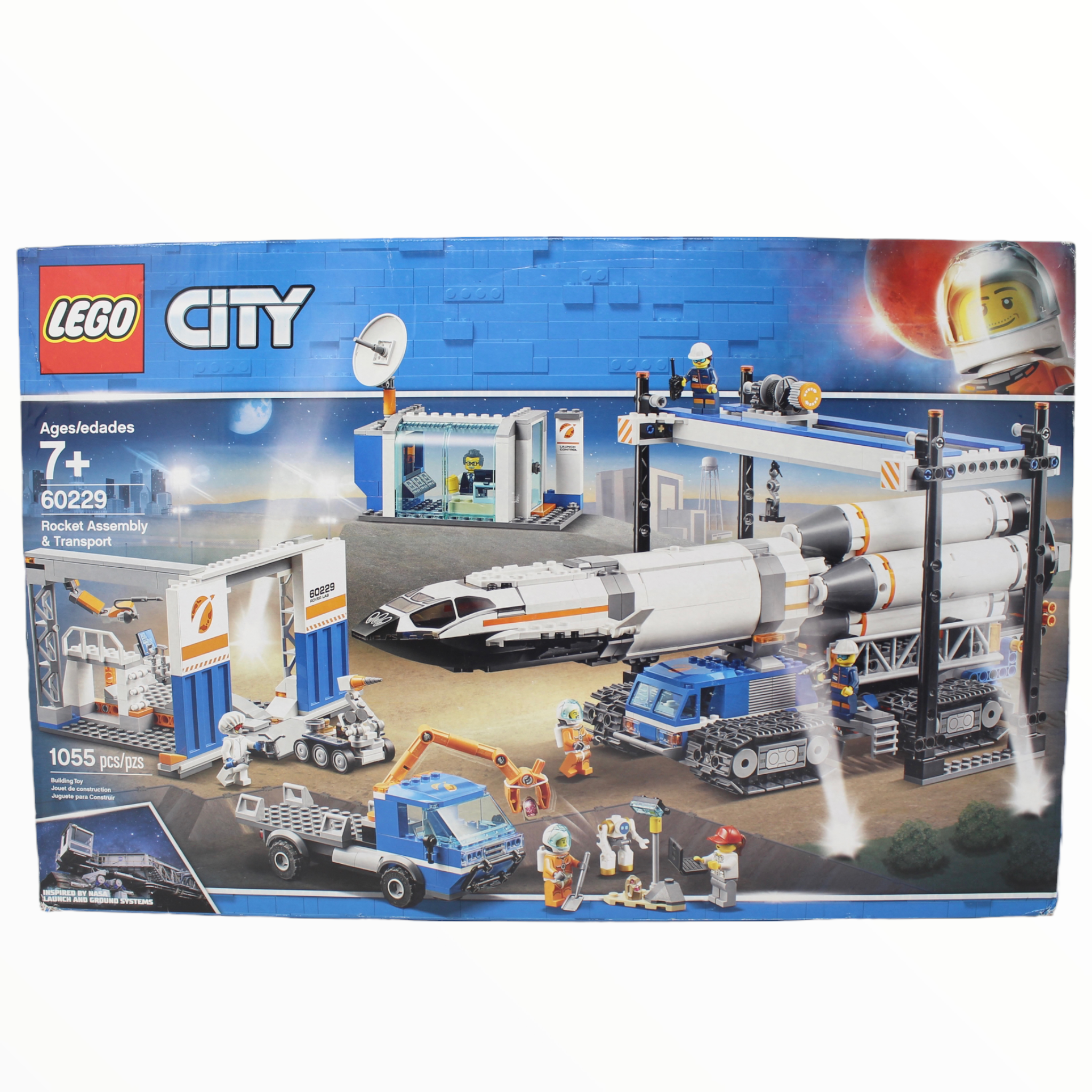 Lego city rocket top assembly & transport 60229