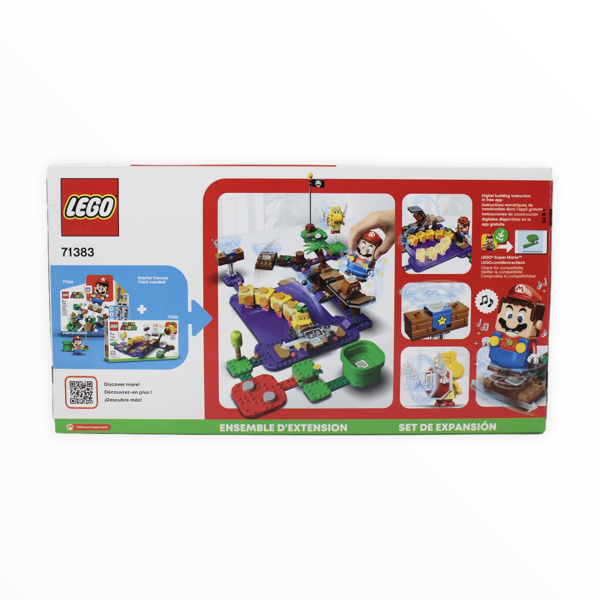 Retired Set 71383 Super Mario Wiggler’s Poison Swamp Expansion Set