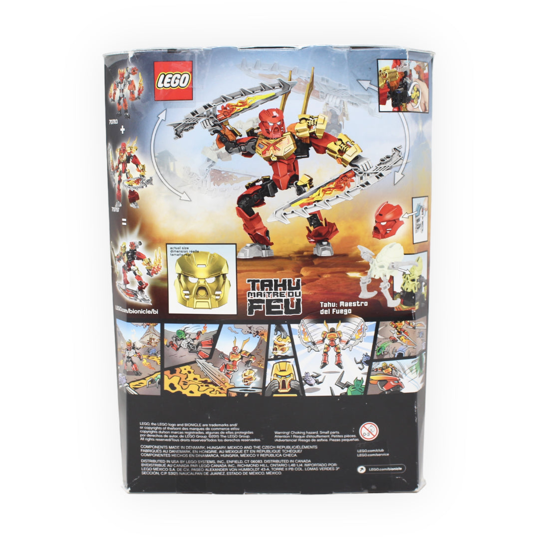 Certified Used Set 70787 Bionicle Tahu Master of Fire