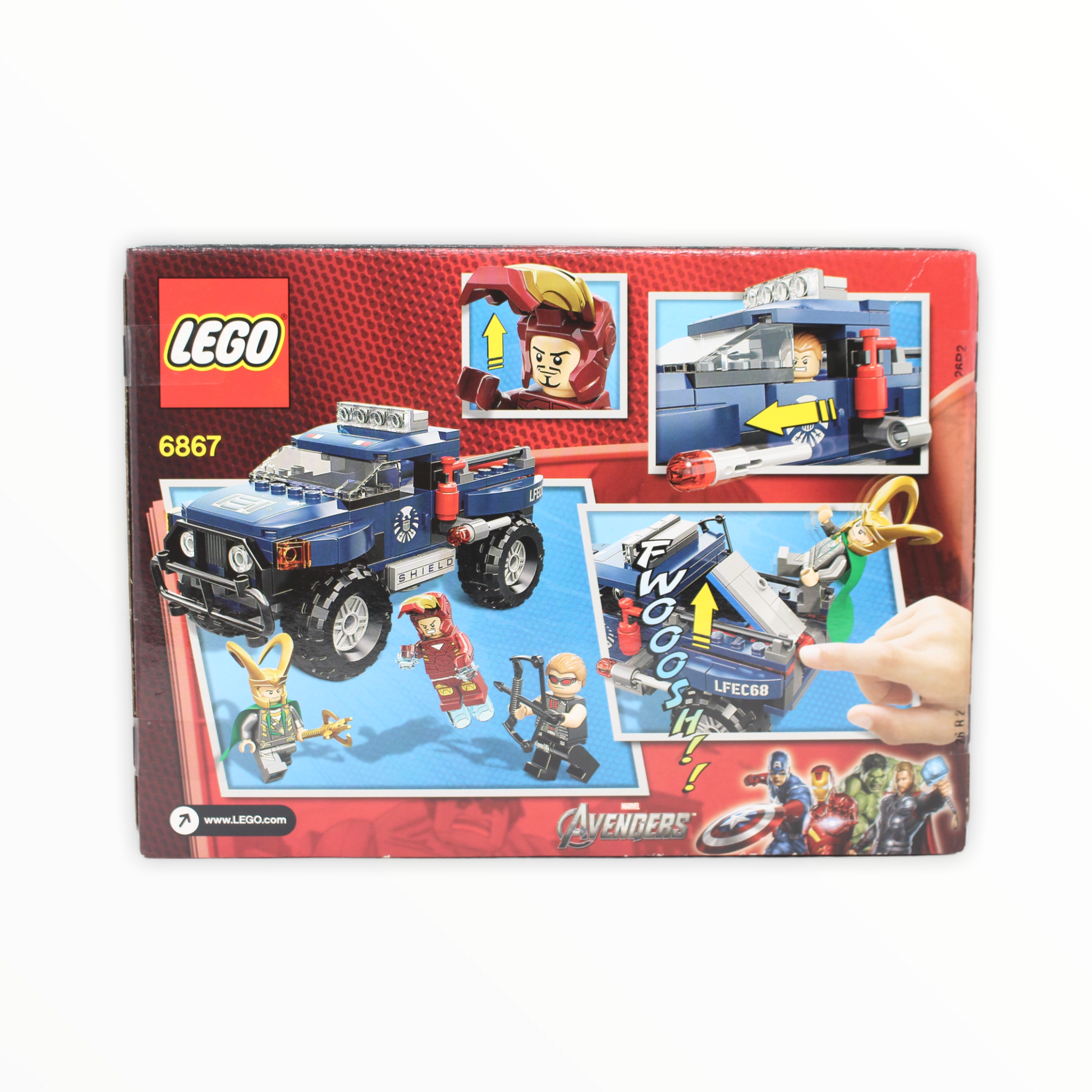 Retired Set 6867 Marvel Super Heroes Loki’s Cosmic Cube Escape