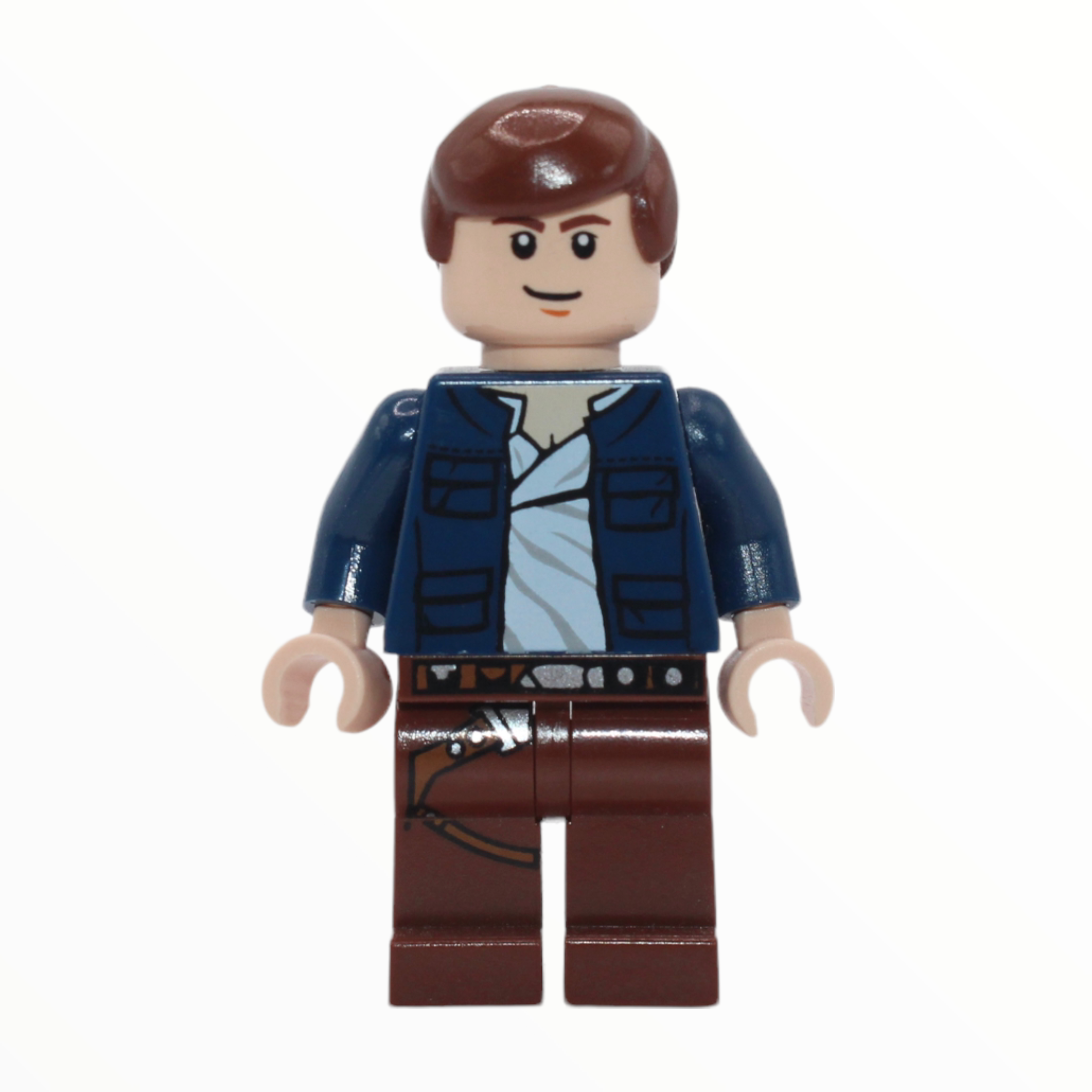 Han Solo (open dark blue jacket, reddish brown legs, smooth hair, 2010)
