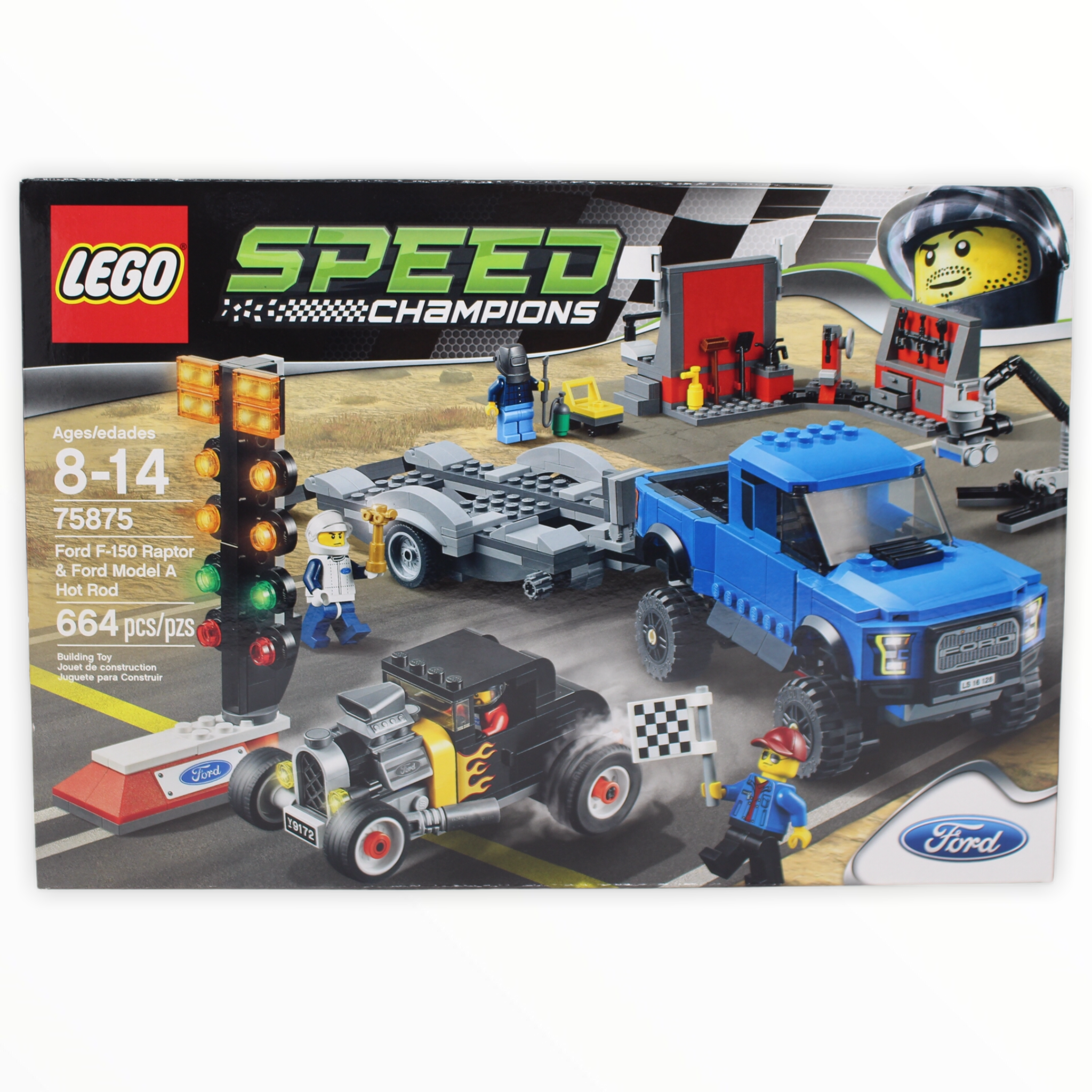 Retired Set 75875 Speed Champions Ford F-150 Raptor & Ford Model A Hot Rod