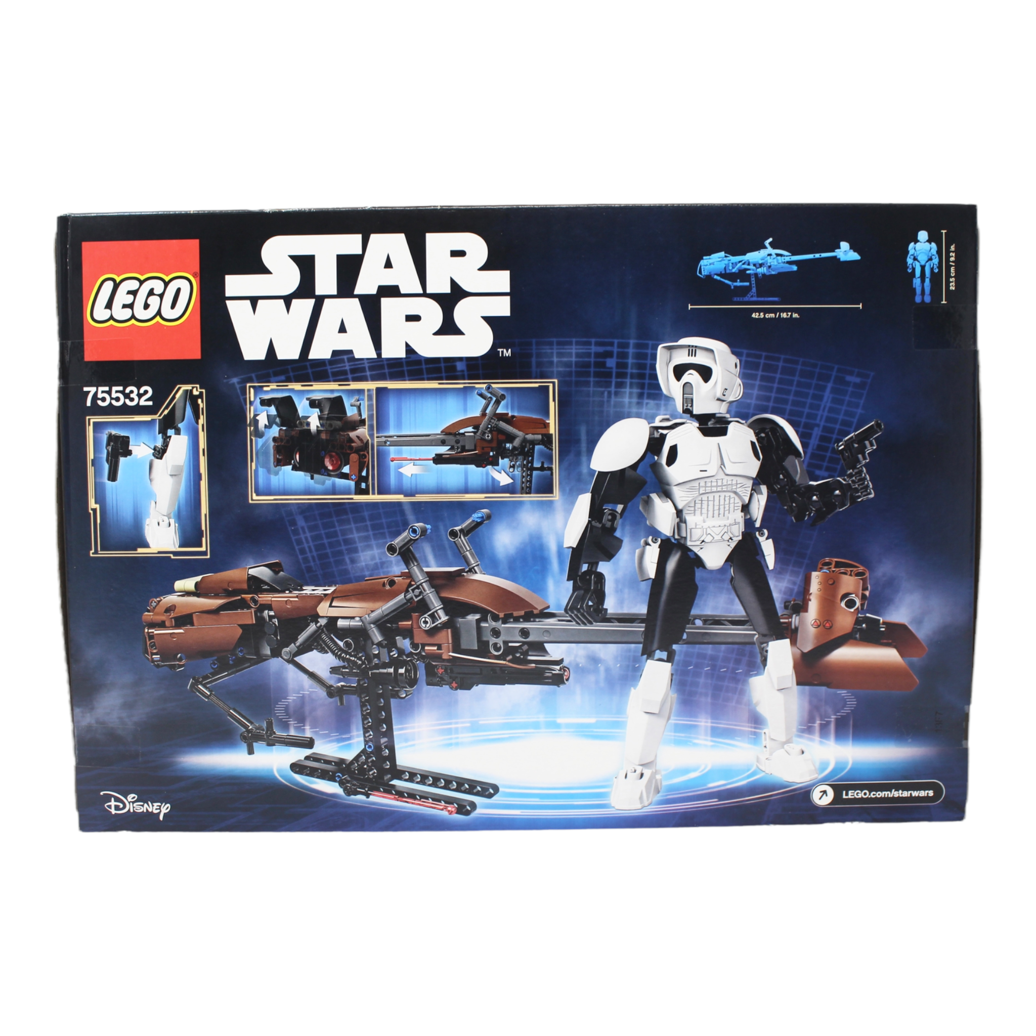 Retired Set 75532 Star Wars Buildable Figures Scout Trooper & Speeder Bike