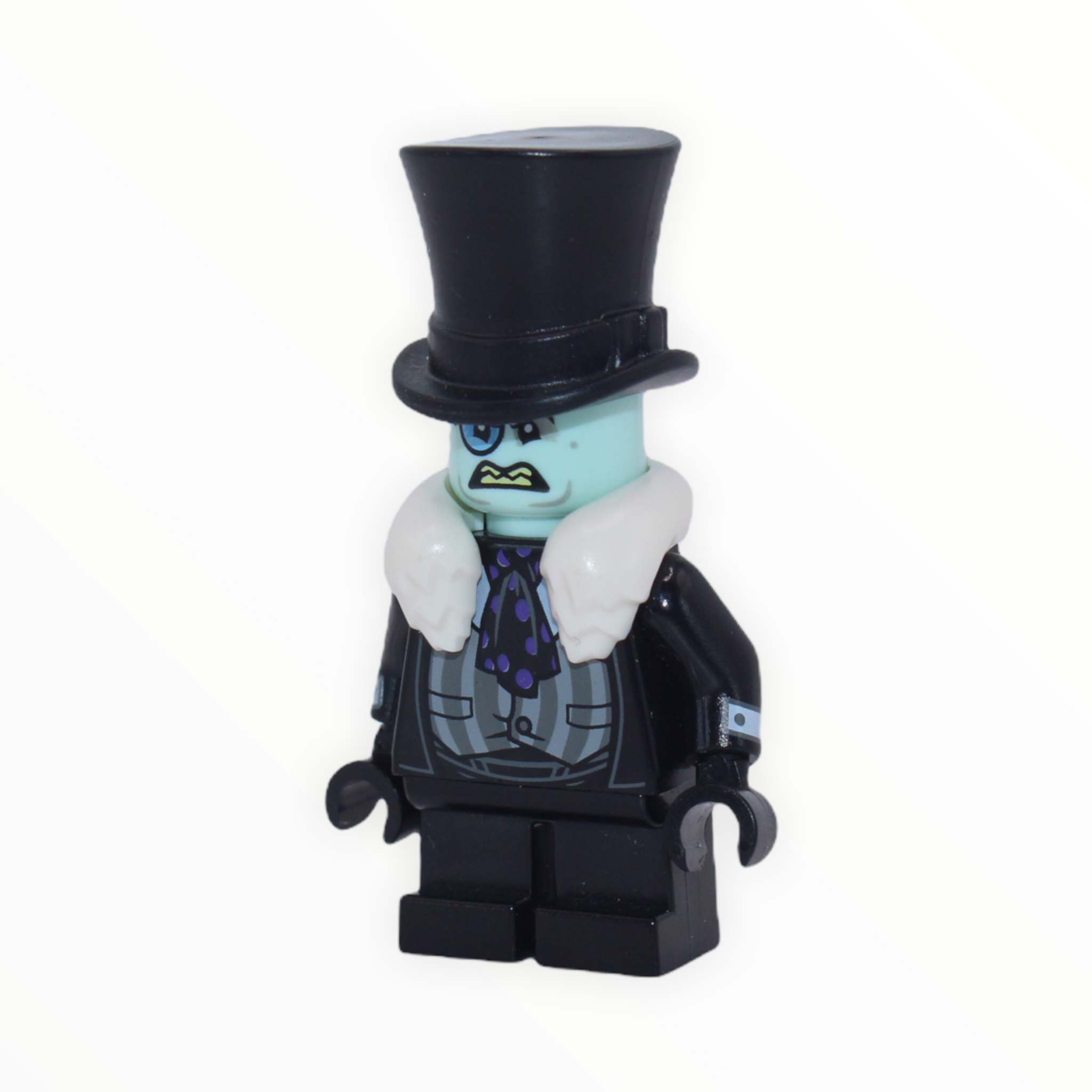 The Penguin (LEGO Batman Movie, scowling face, fur collar)