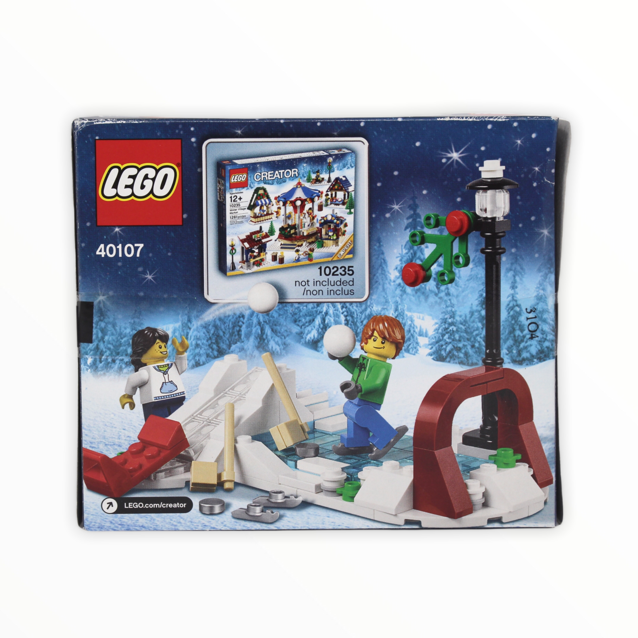 Retired Set 40107 LEGO Winter Skating Scene