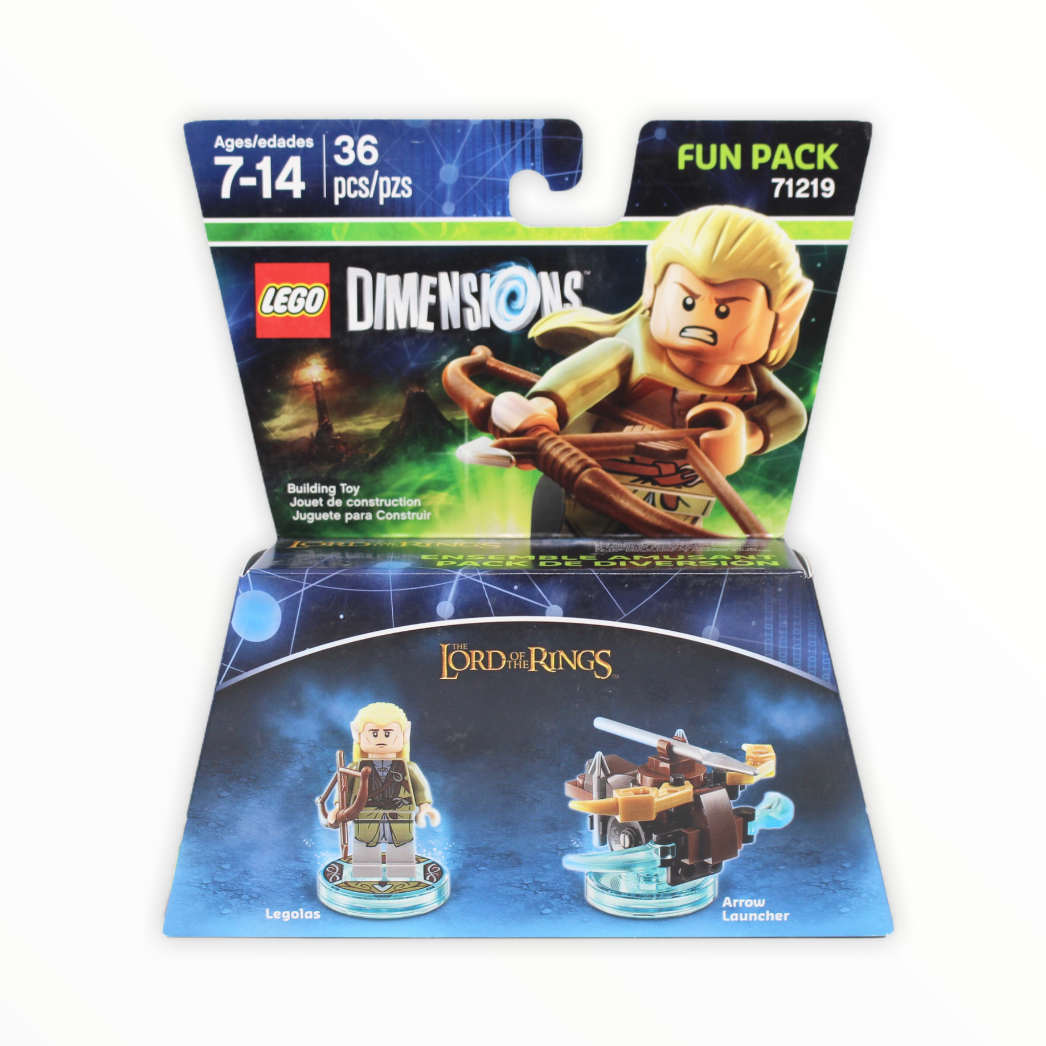 Retired Set 71219 Dimensions The Lord of the Rings Legolas and Arrow Launcher