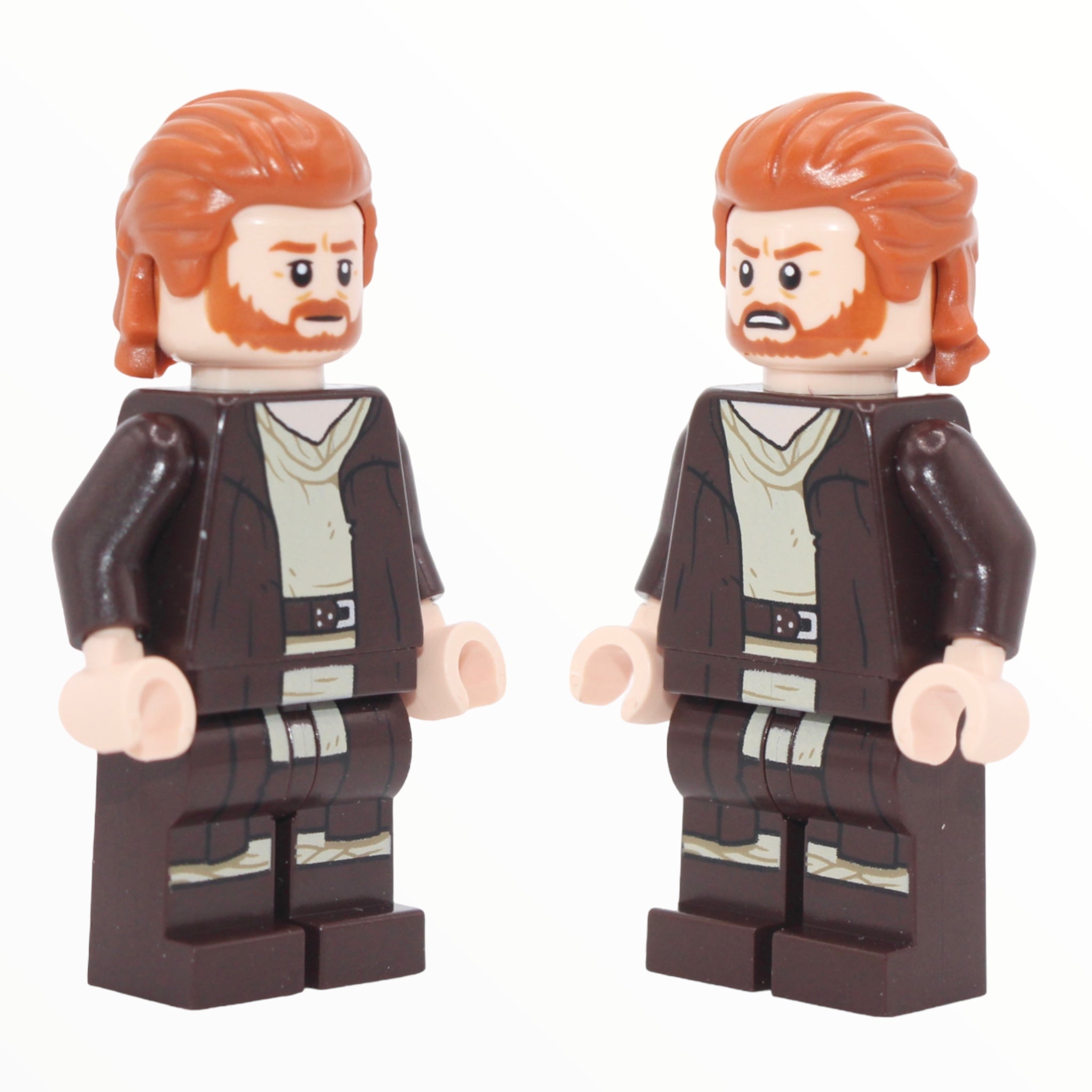 Obi-Wan Kenobi (dark brown robe, mid-length hair ruffled, 2022)