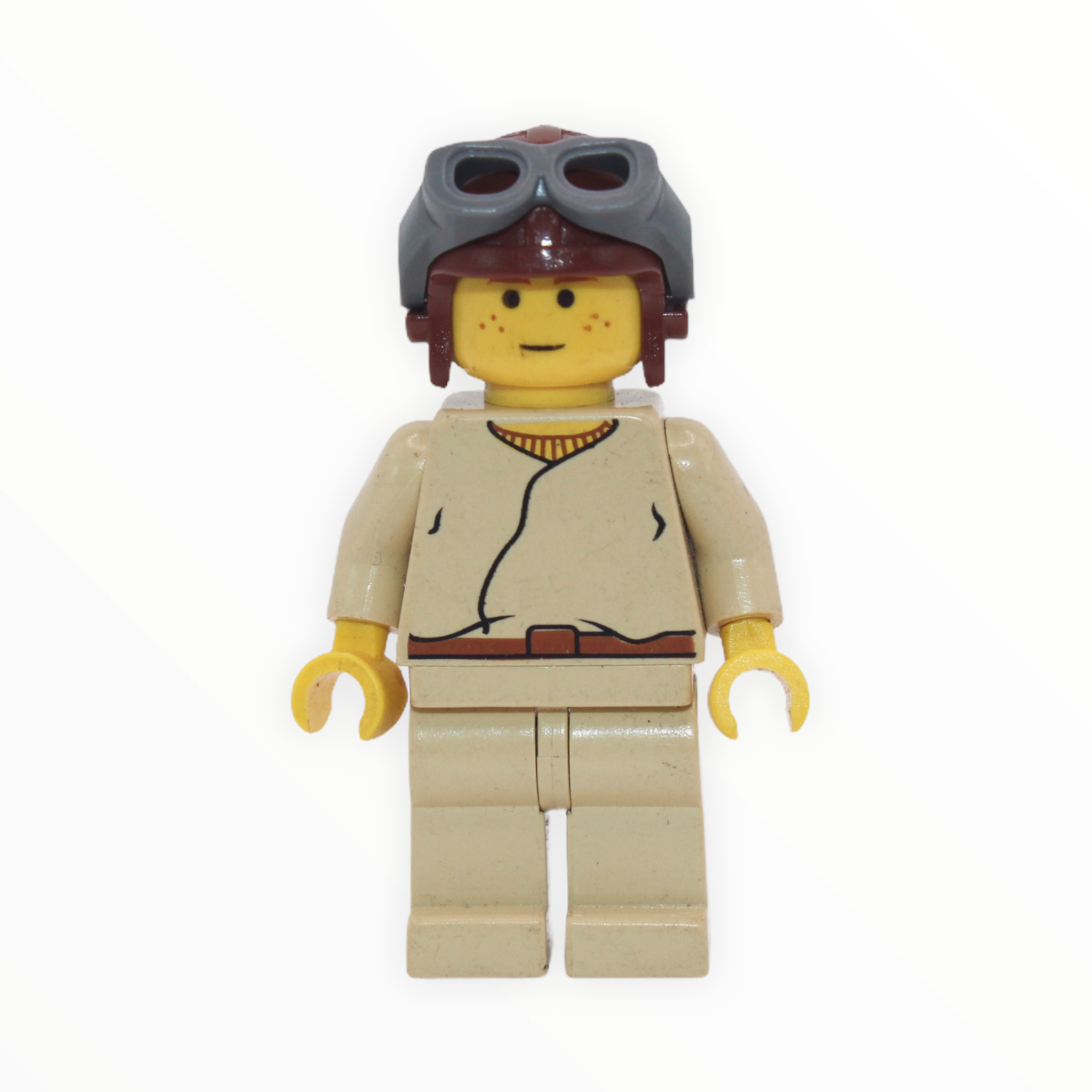 Anakin Skywalker (brown aviator cap, yellow skin, 1999)