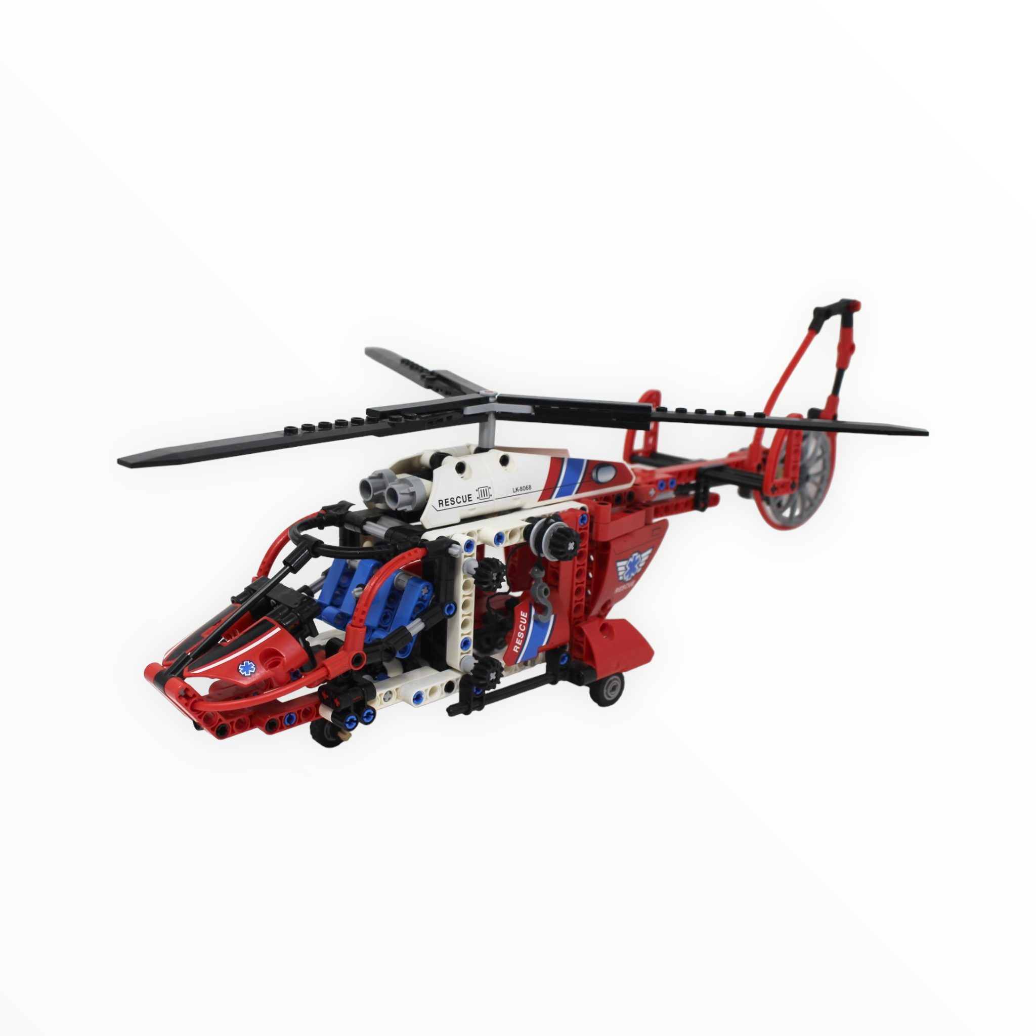 Sæt tabellen op Gå igennem Skænk Used Set 8068 Technic Rescue Helicopter