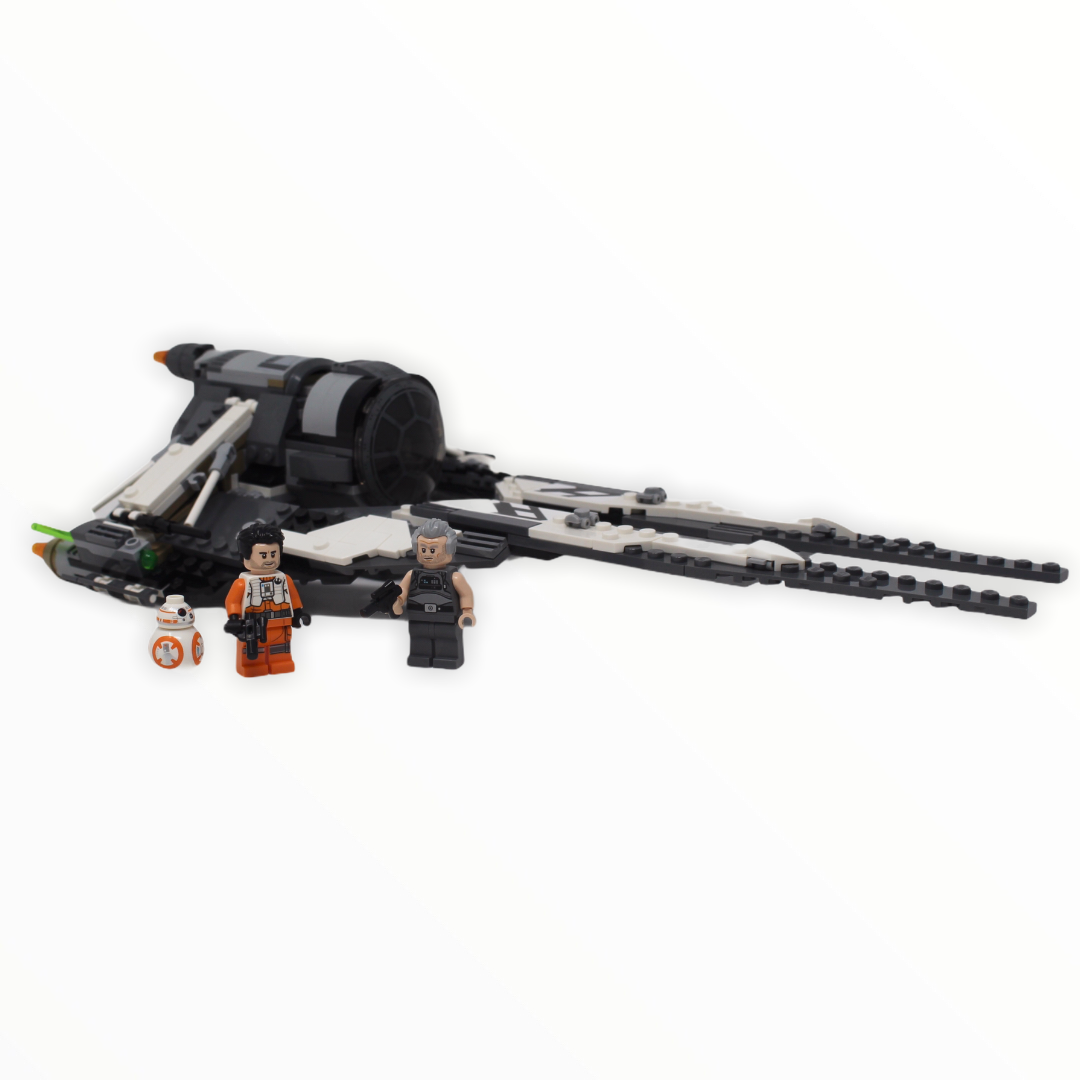 Used Set 75242 Star Wars Black Ace TIE Interceptor
