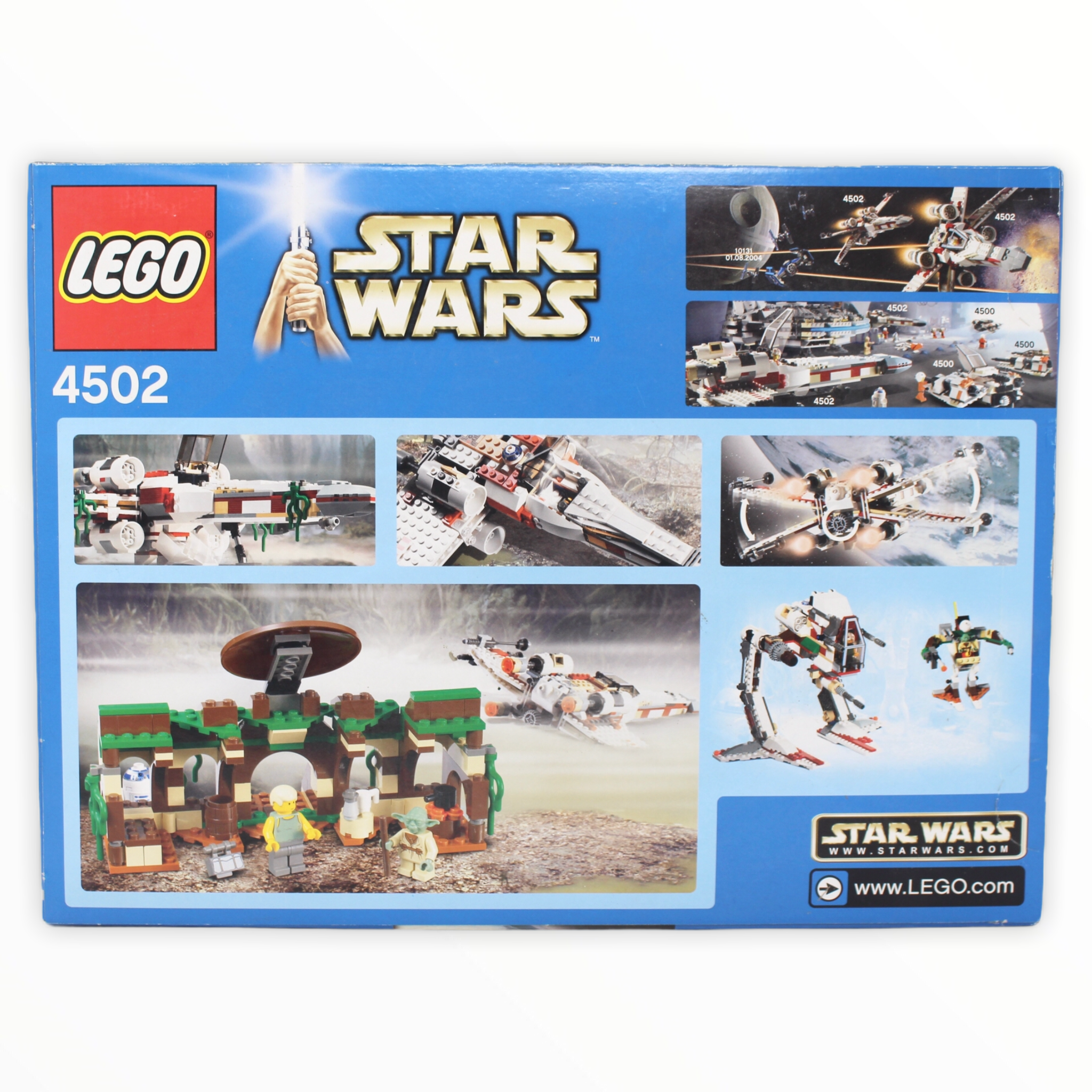Retired Set 4502 Star Wars X-wing Fighter (Dagobah, blue box)