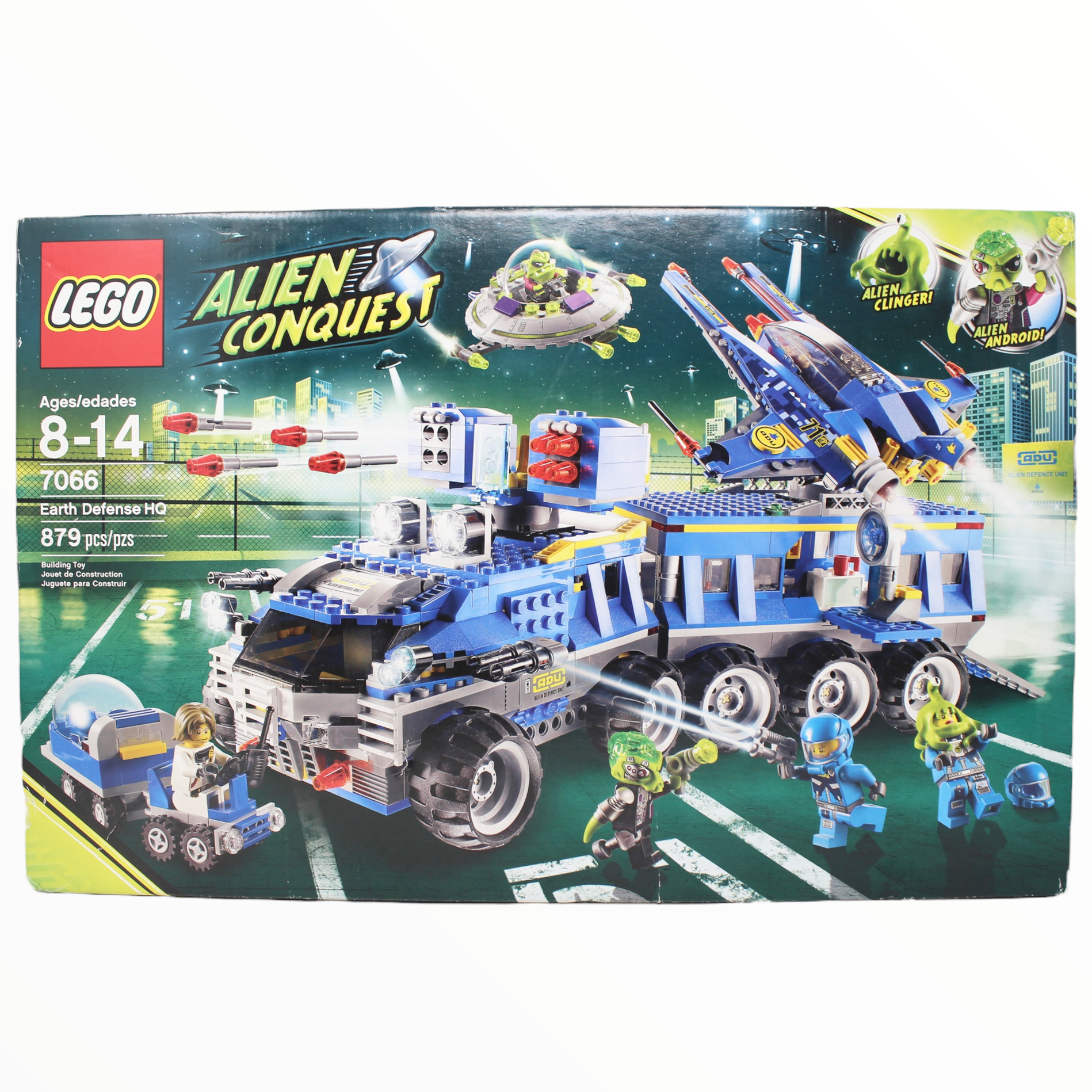Retired Set 7066 Alien Conquest Earth Defense HQ