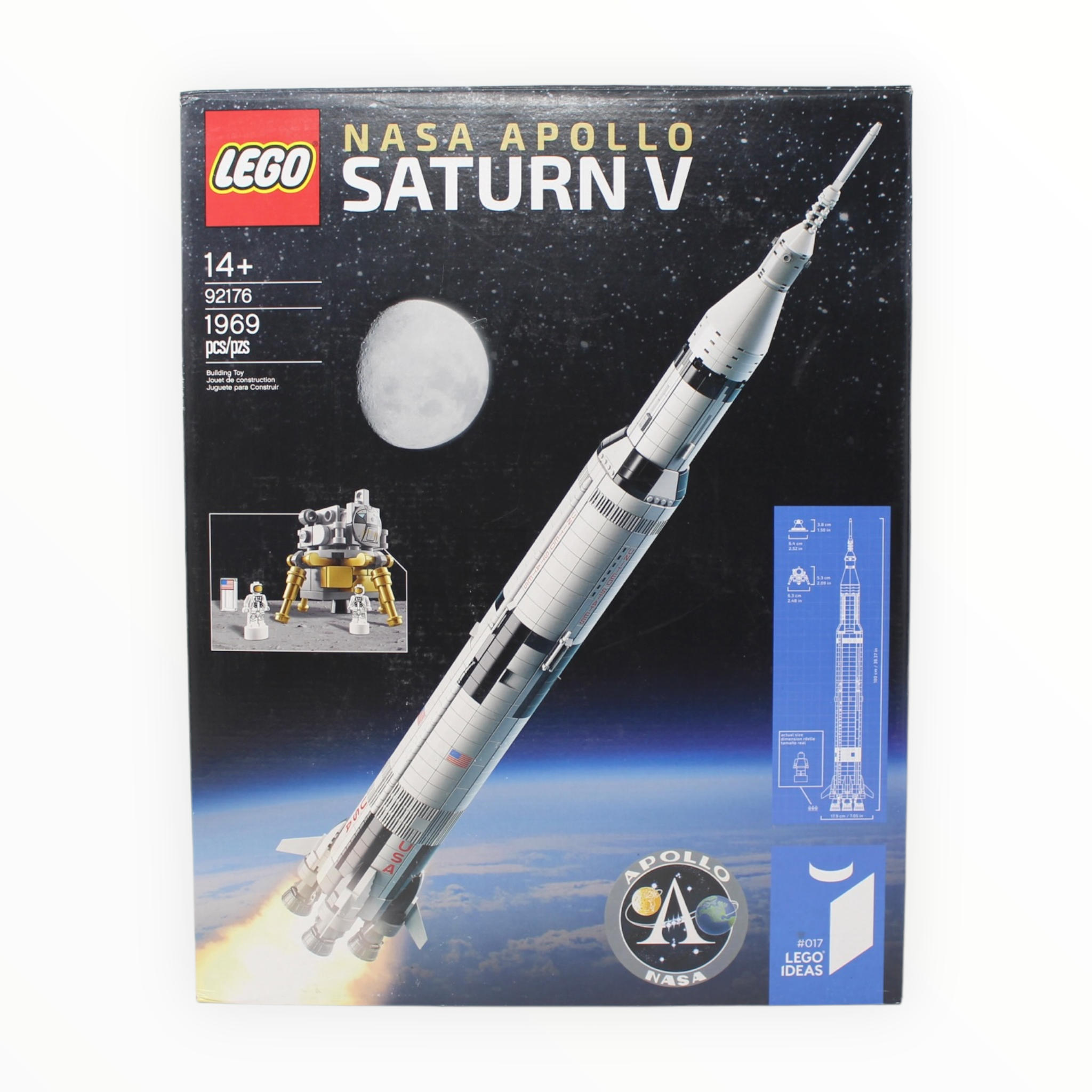 Lego nasa apollo saturn v set hot sale