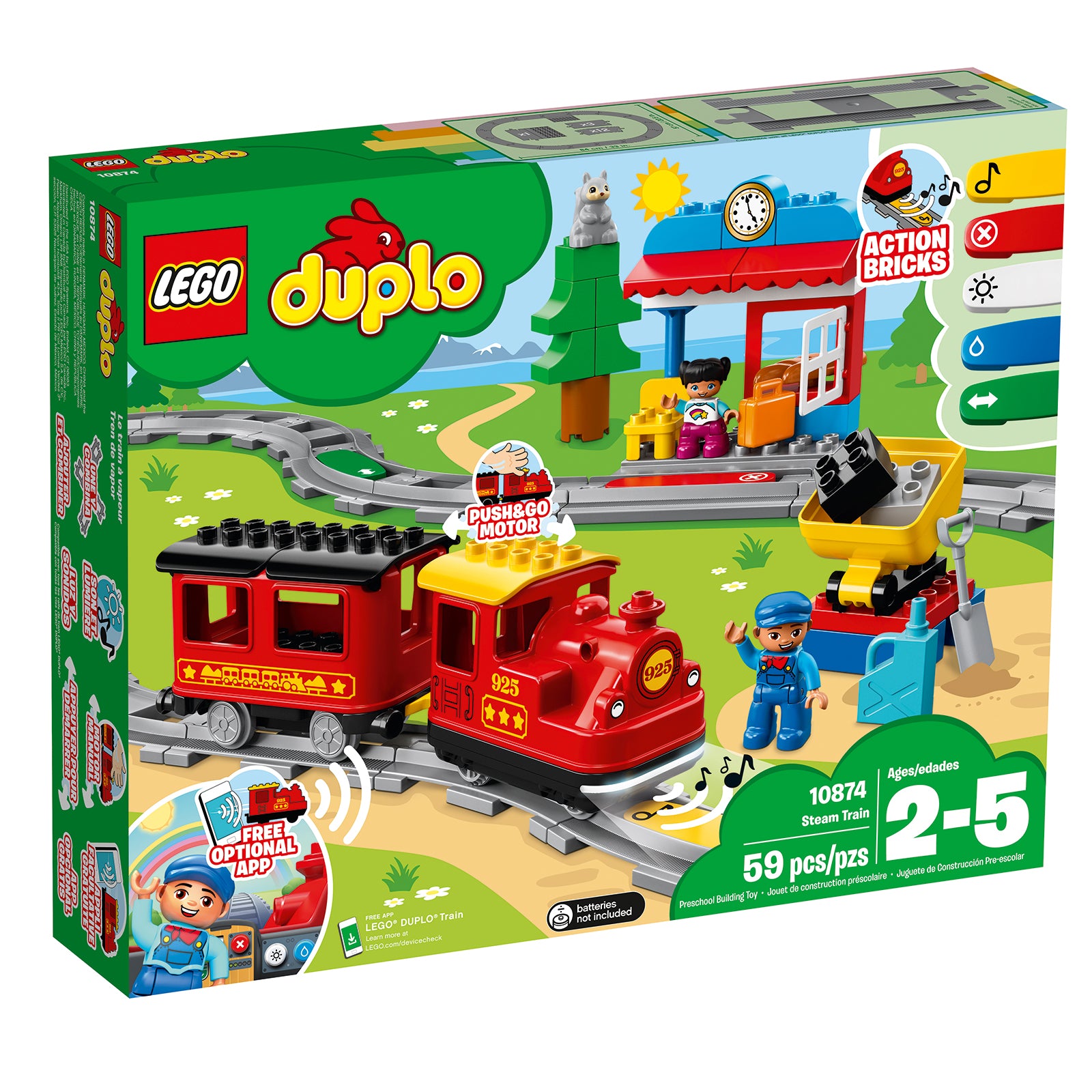 Retired Set 10874 DUPLO Steam Train