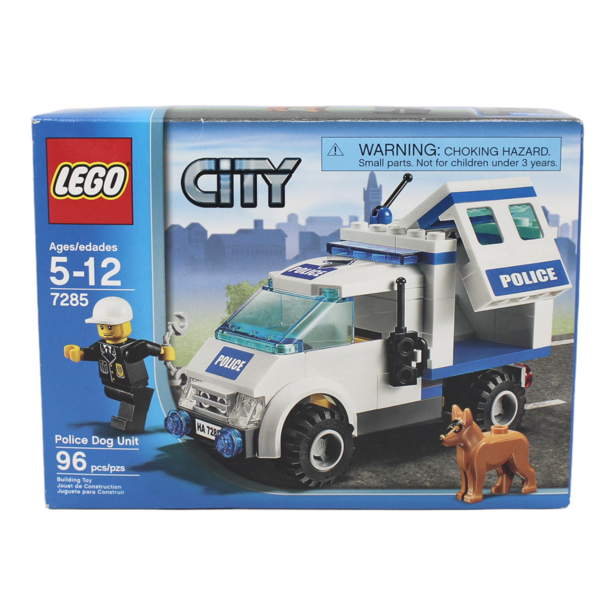 Certified Used Set 7285 City Police Dog Unit