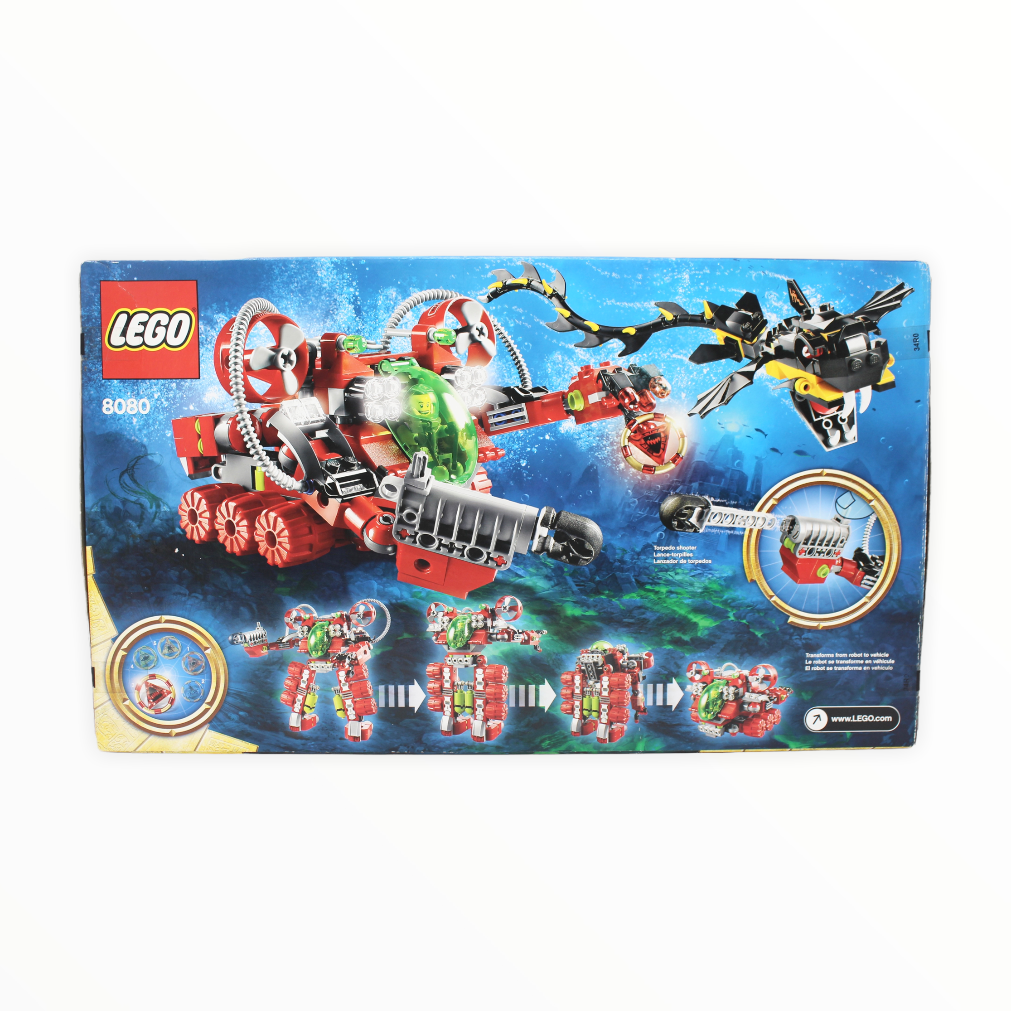 Retired Set 8080 Atlantis Undersea Explorer