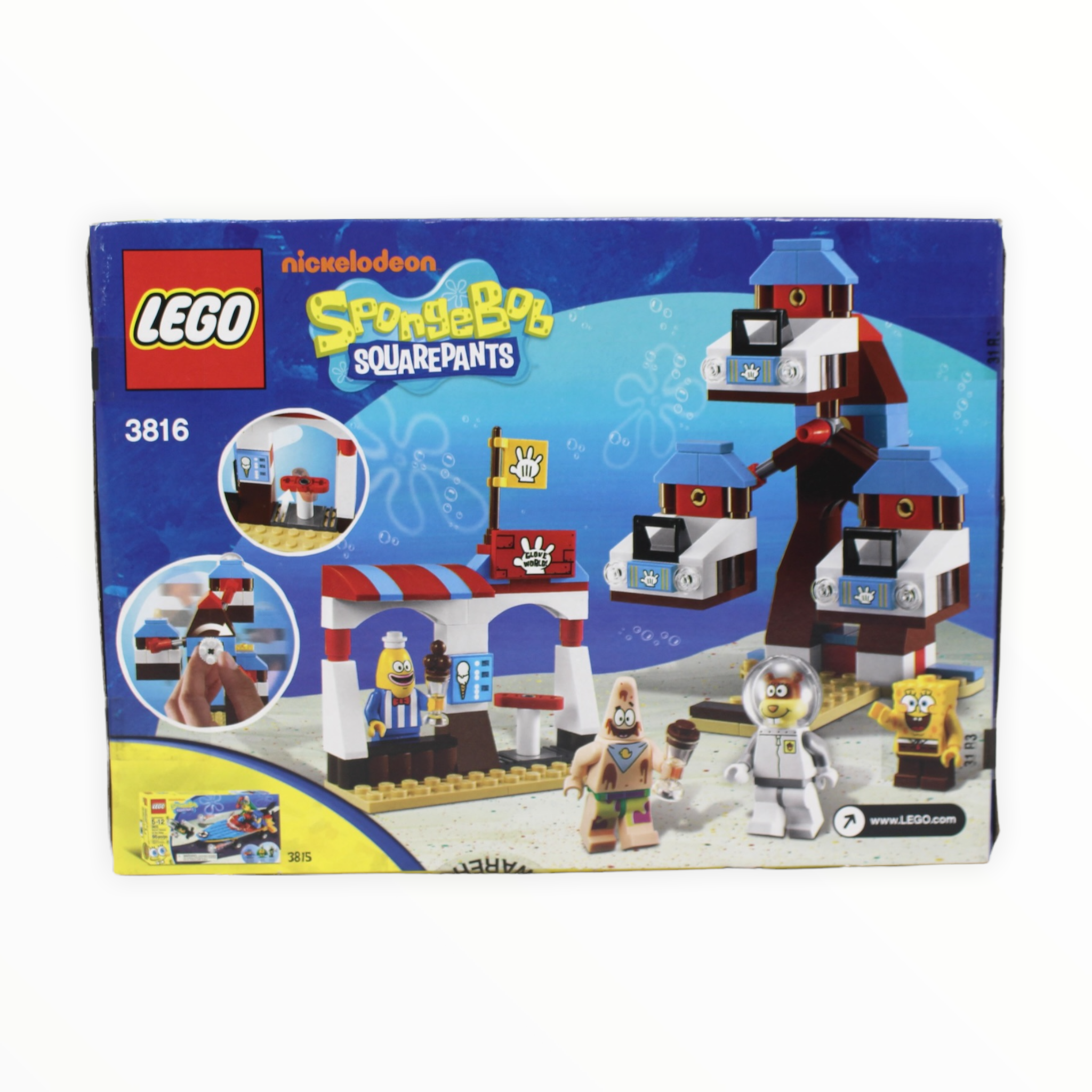 Retired Set 3816 SpongeBob SquarePants Glove World