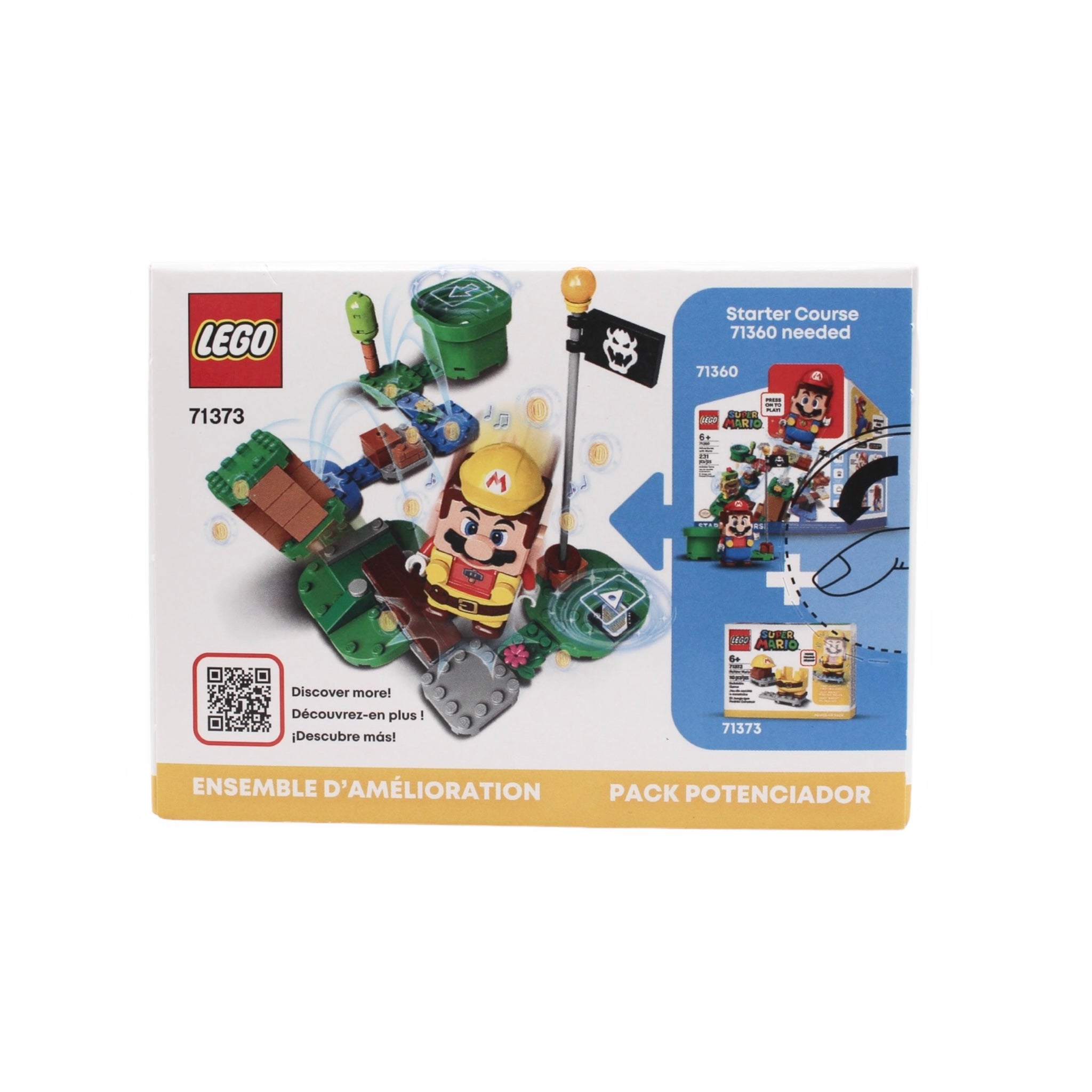 Retired Set 71373 Super Mario Builder Mario Power-Up Pack
