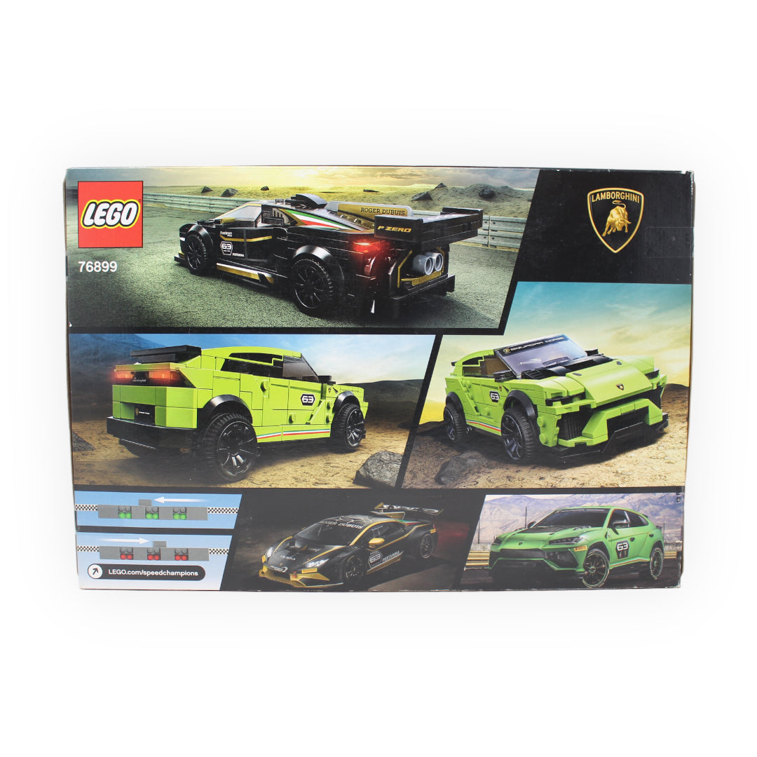 Retired Set 76899 Speed Champions Lamborghini Urus ST-X & Lamborghini Huracán Super Trofeo EVO