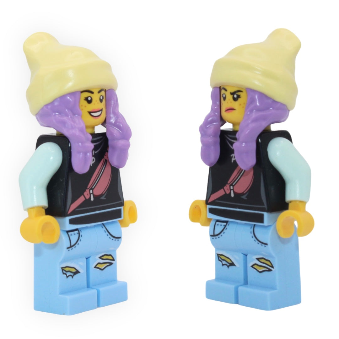 Parker L. Jackson (black top, beanie, smile/ grumpy)