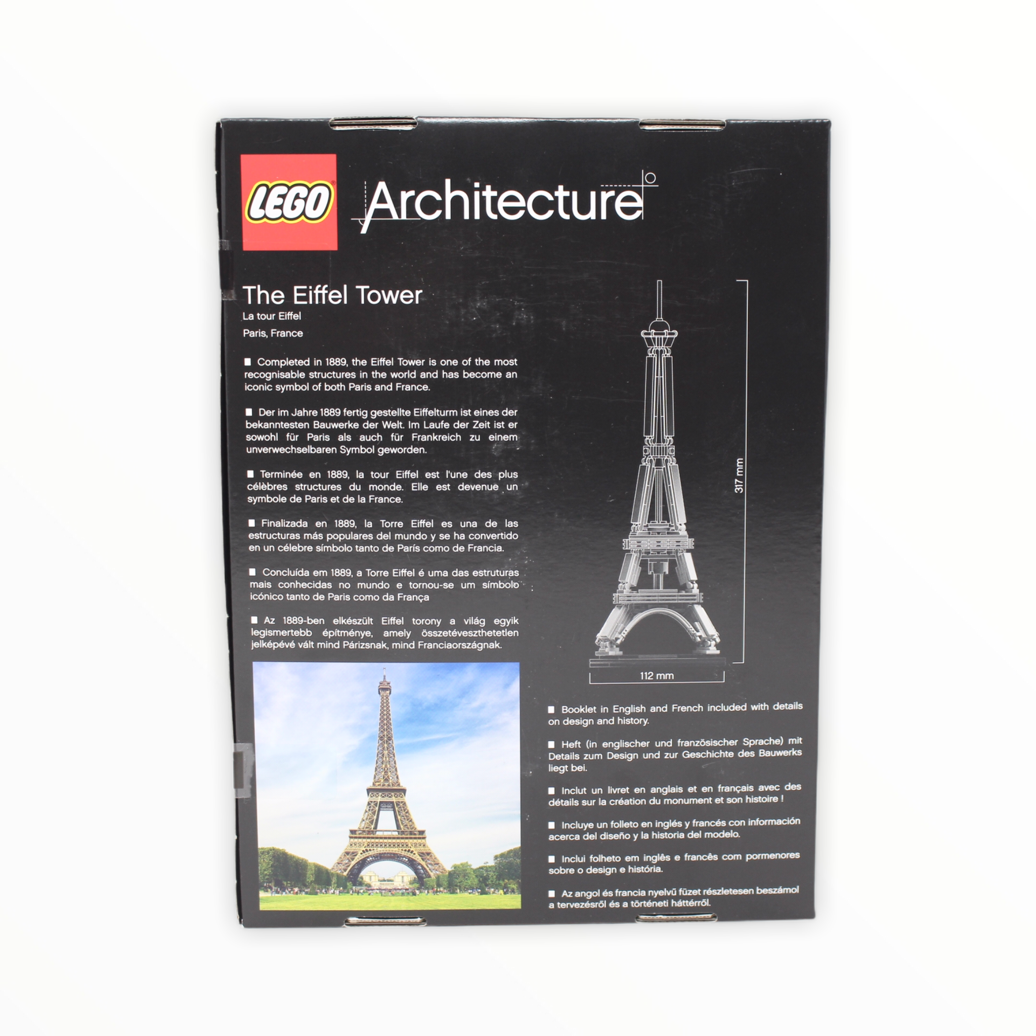Retired Set 21019 Architecture The Eiffel Tower (2013)