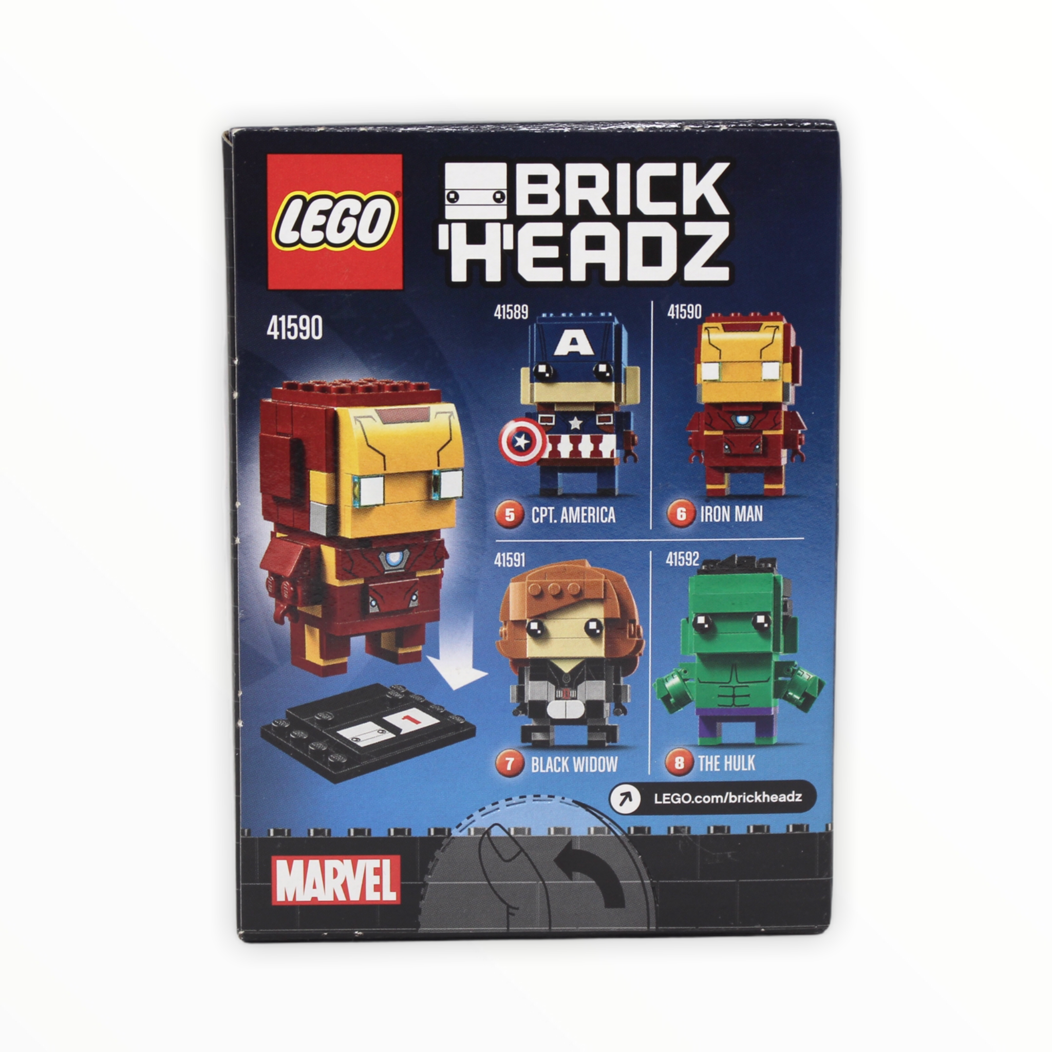 Retired Set 41590 Marvel BrickHeadz Iron Man