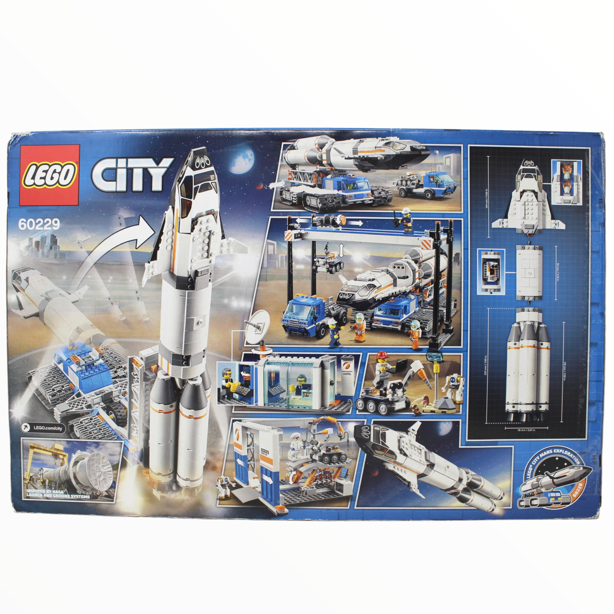 Certified Used Set 60229 City Rocket Assembly & Transport