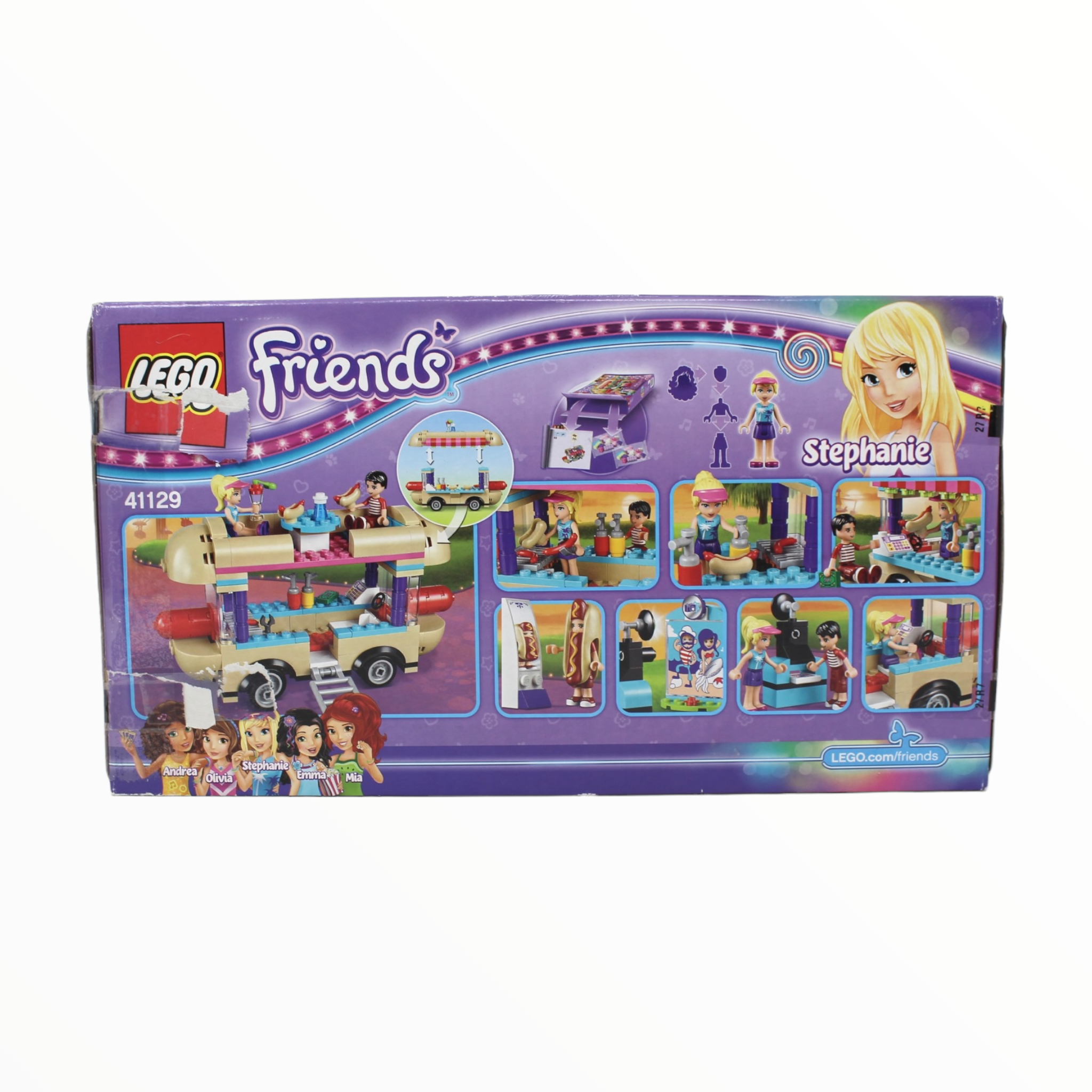Certified Used Set 41129 Friends Amusement Park Hot Dog Van