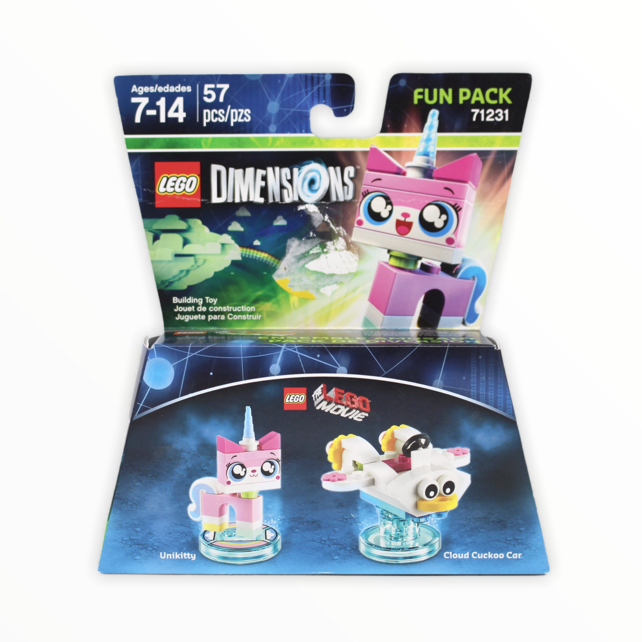Retired Set 71231 Dimensions Fun Pack - The LEGO Movie (Unikitty and Cloud Cuckoo Car)