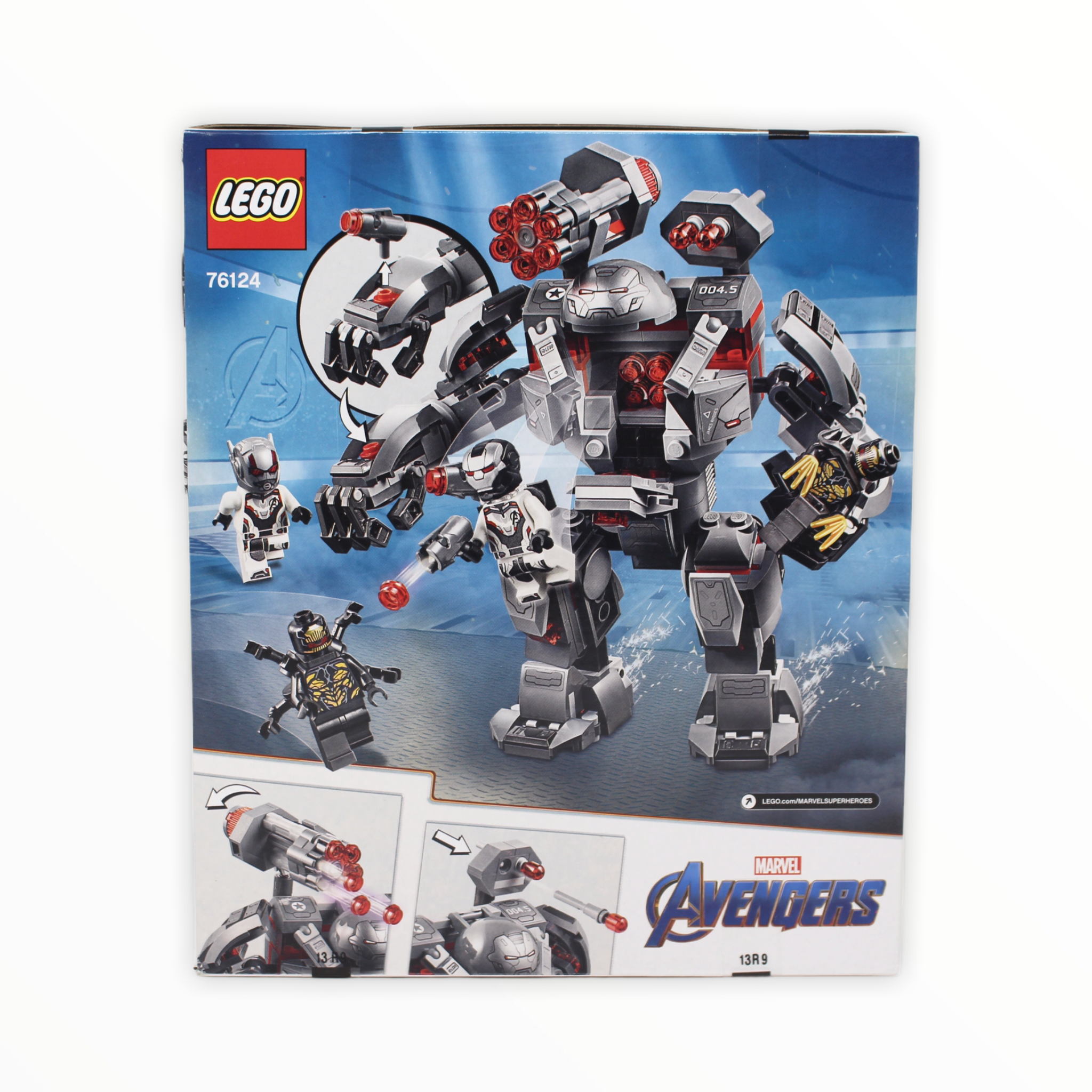 Retired Set 76124 Marvel Avengers War Machine Buster